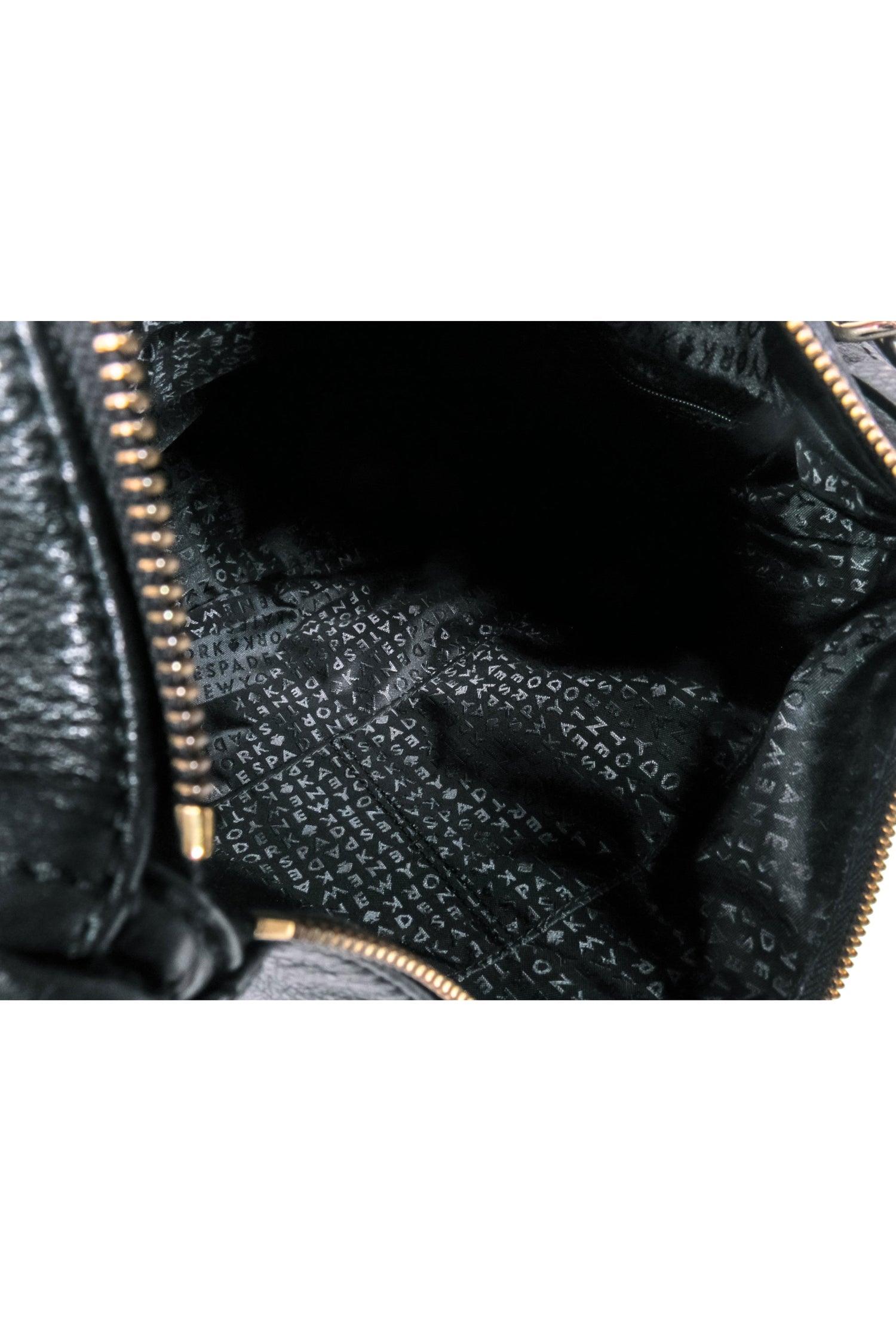 Kate Spade Black Pebbled Leather Shoulder Bag with Gold Chain - A Timeless Beauty