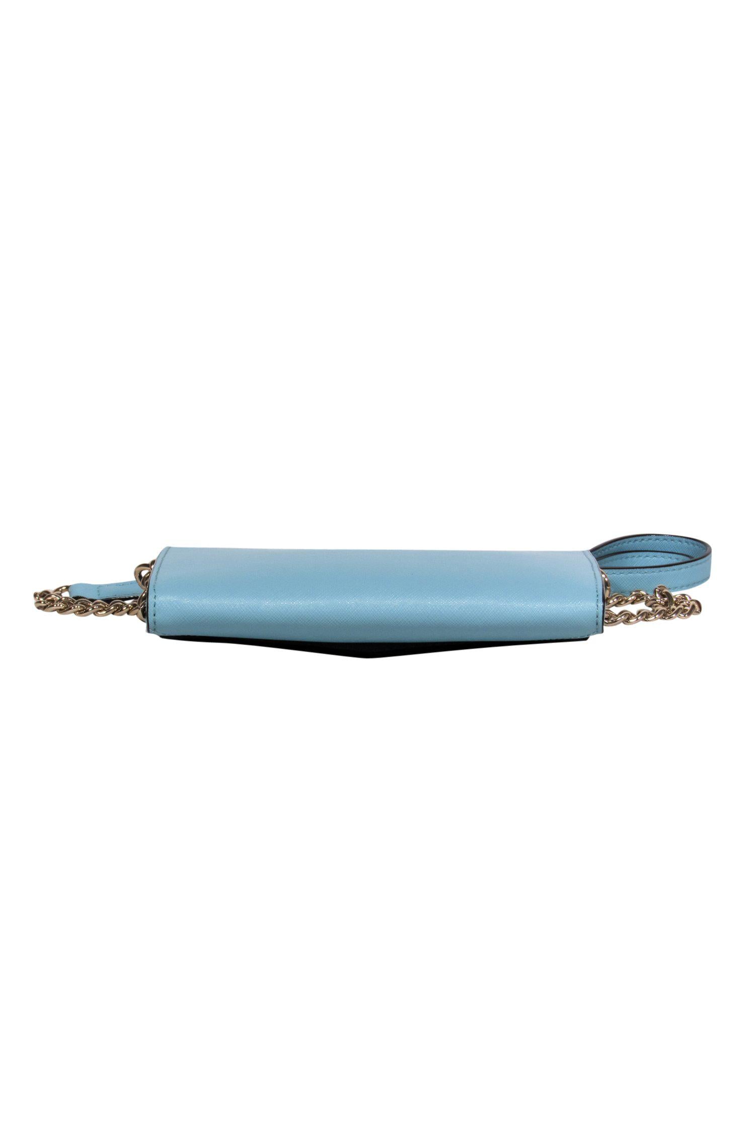 Kate Spade - Charming Small Light Blue Leather Crossbody