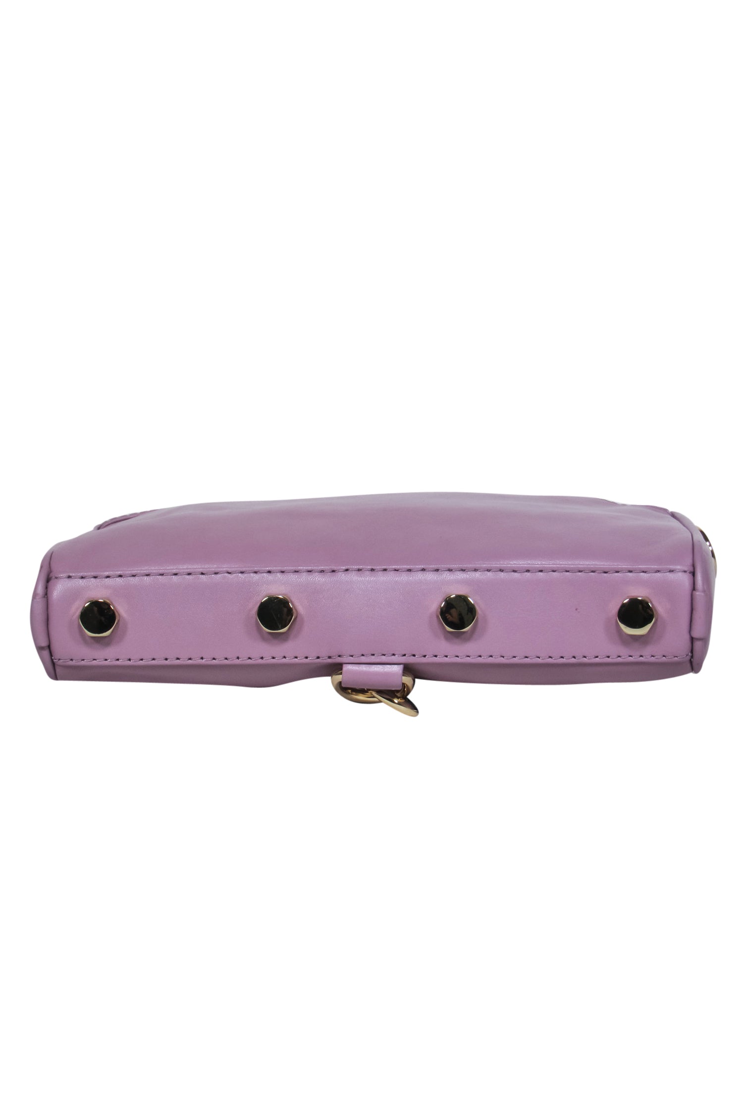 Rebecca Minkoff Lavender Dreamy Leather Crossbody with Lobster Claw Clasp