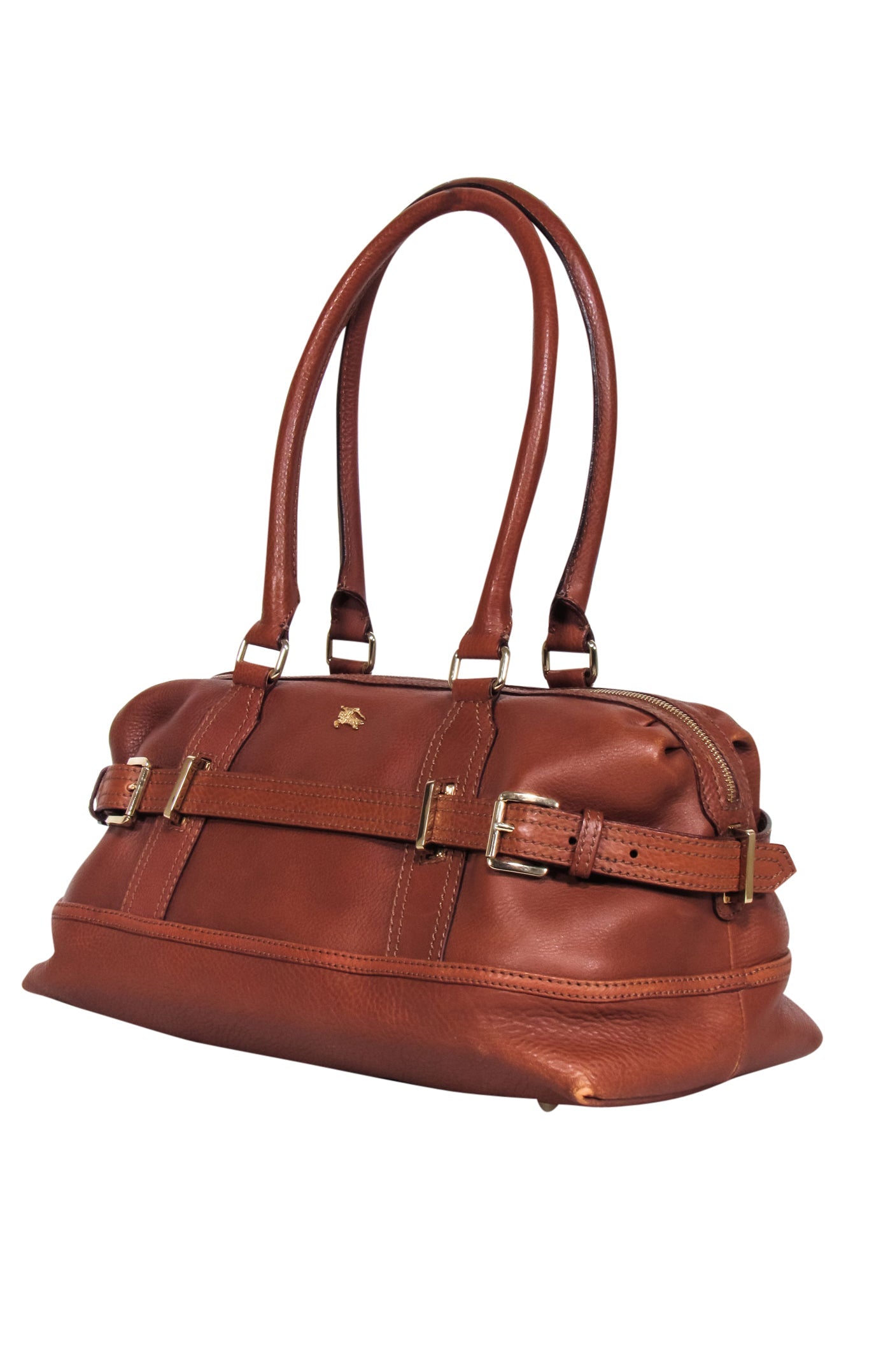 Burberry Tan Luxury Long Leather Bag