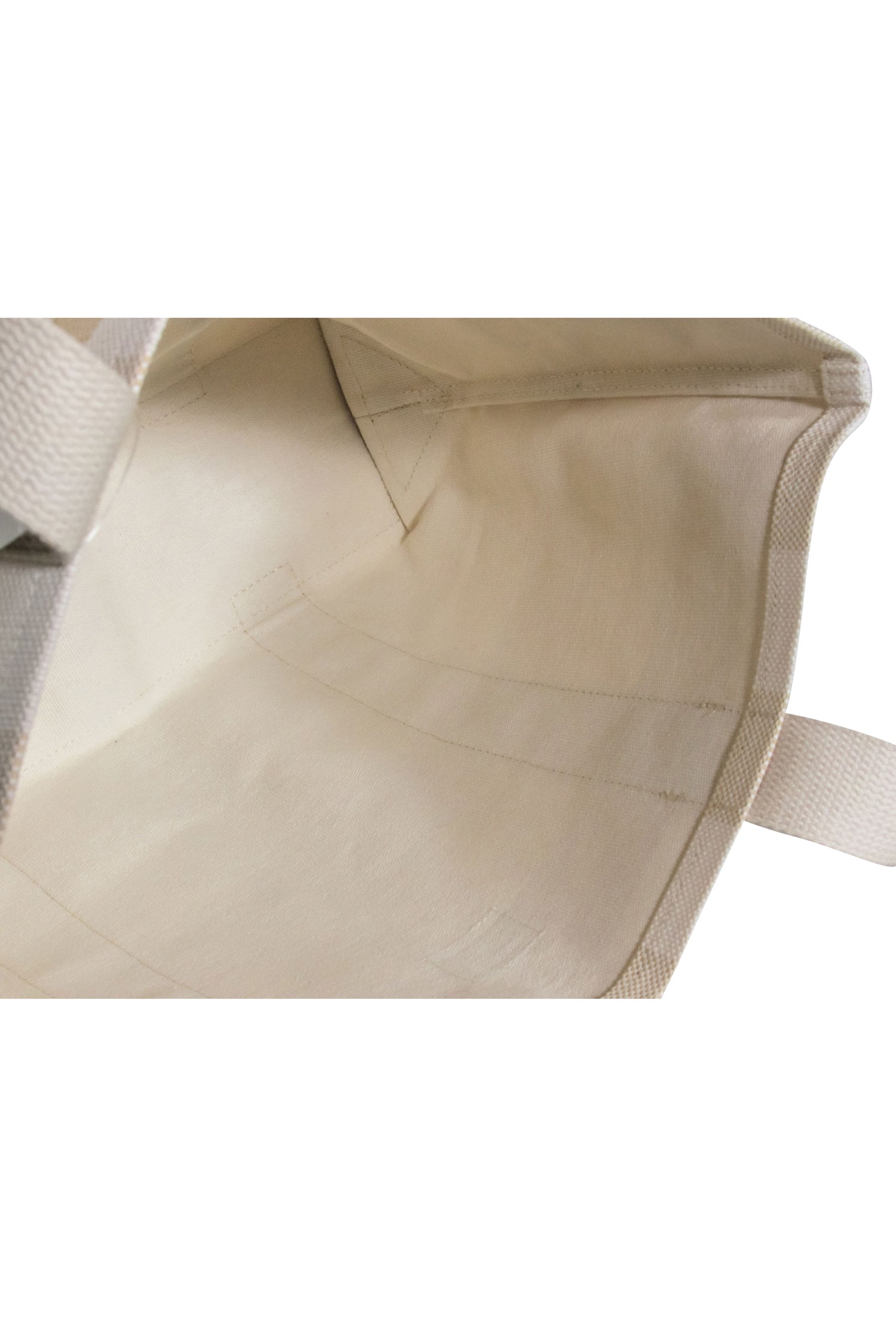 Loeffler Randall - Stunning Beige & Cream Gingham Canvas Tote Bag