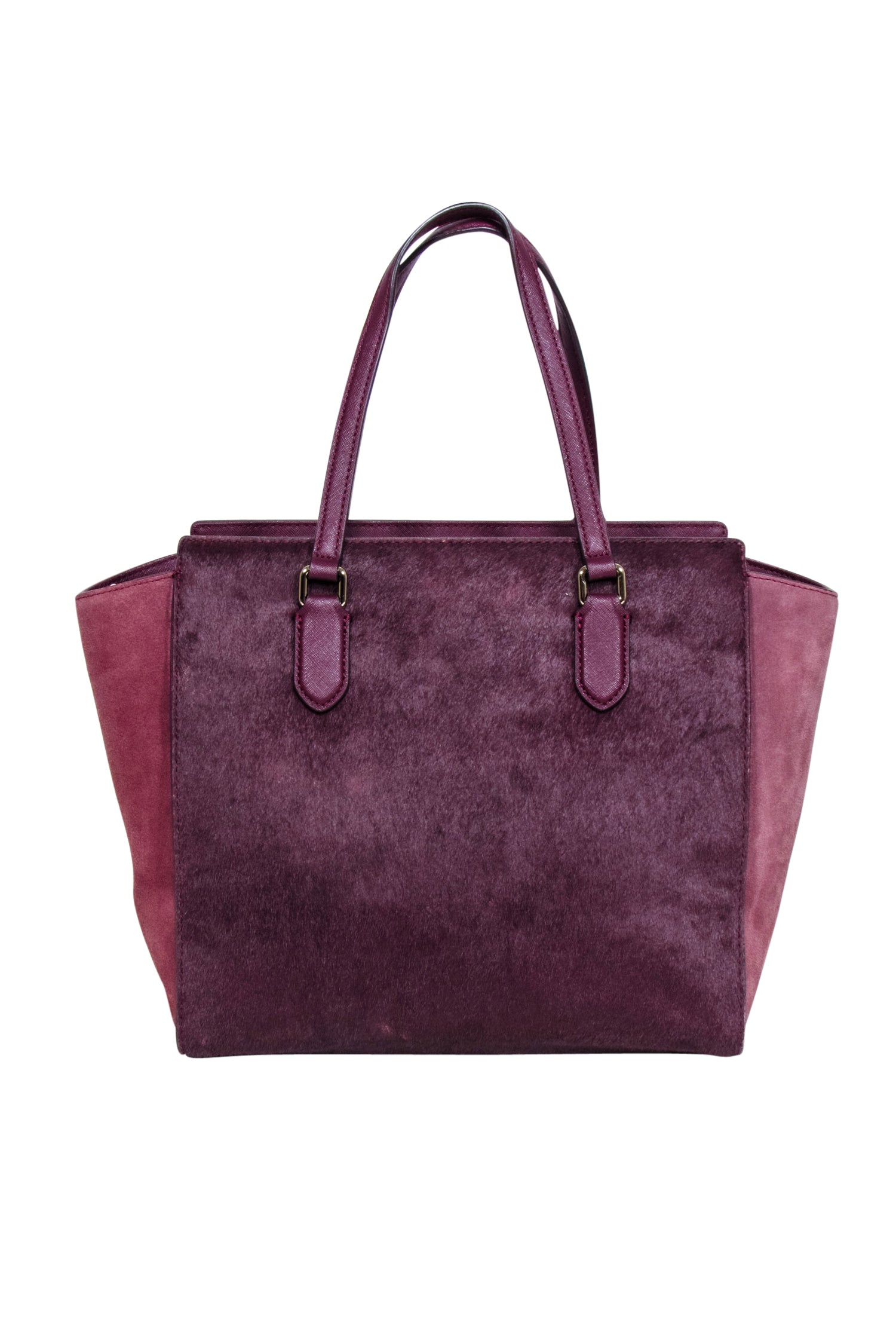 Kate Spade - Gorgeous Deep Plum Calf Hair Hadlee Tote