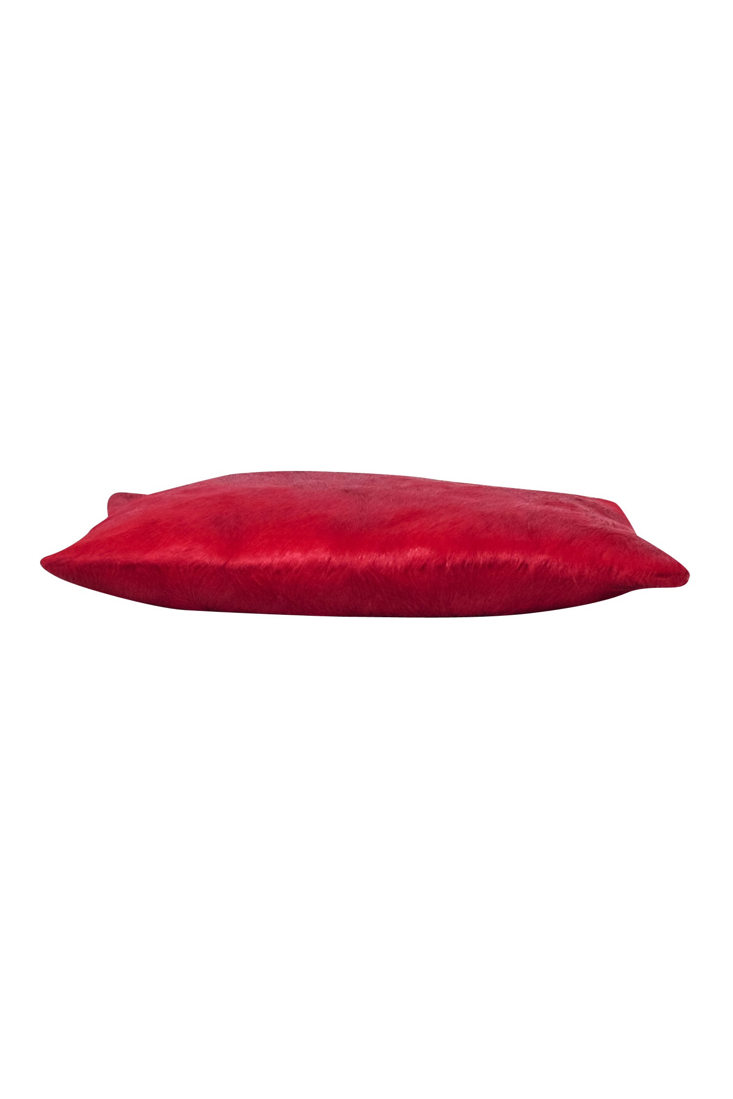 Clare V.'s Stunning Red Calf Hair Zipper Clutch