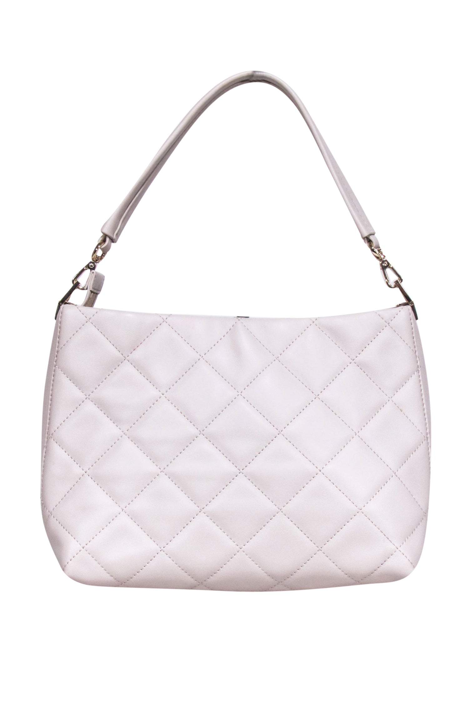 Kate Spade Ivory Quilted Leather Ryley: A Chic Shoulder Bag