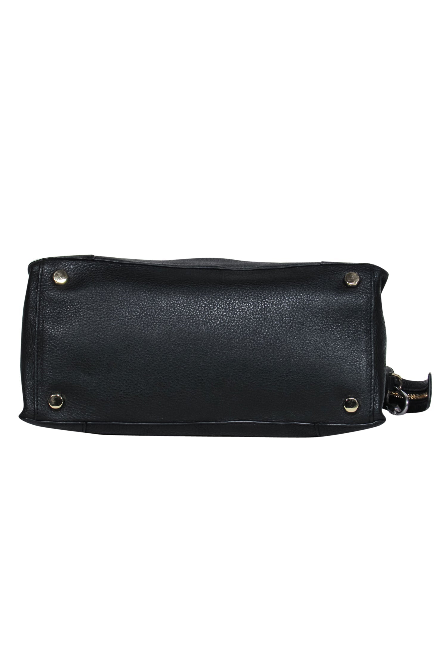 Rebecca Minkoff - Stylish Black Pebbled Leather Convertible Satchel