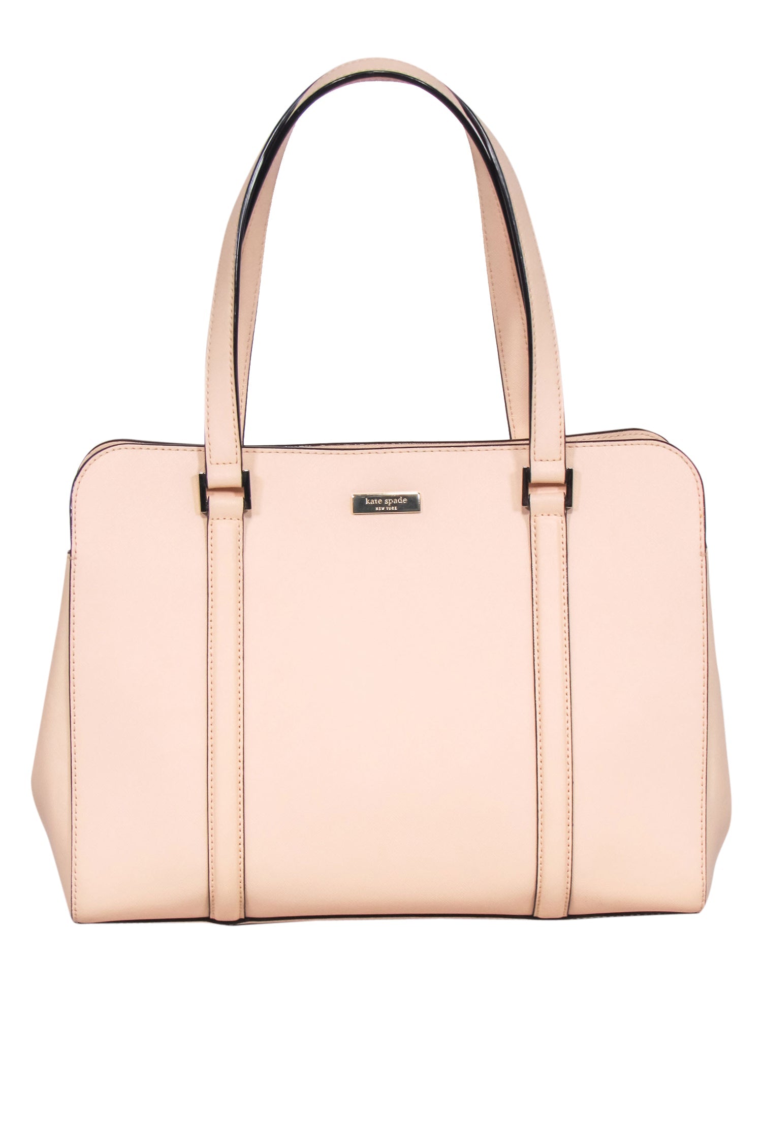 Kate Spade Peach Pink Textured Leather Miles Carryall - The Ultimate Satchel