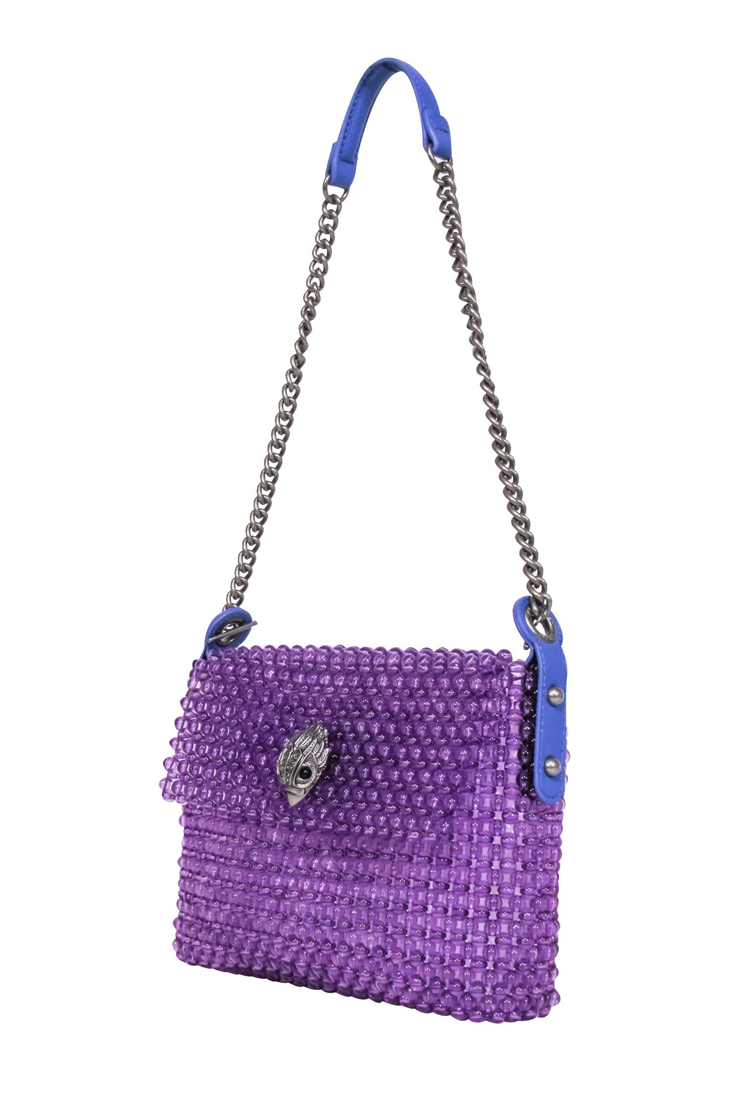 Kurt Geiger's Stunning Purple Kensington Bead Shoulder Bag