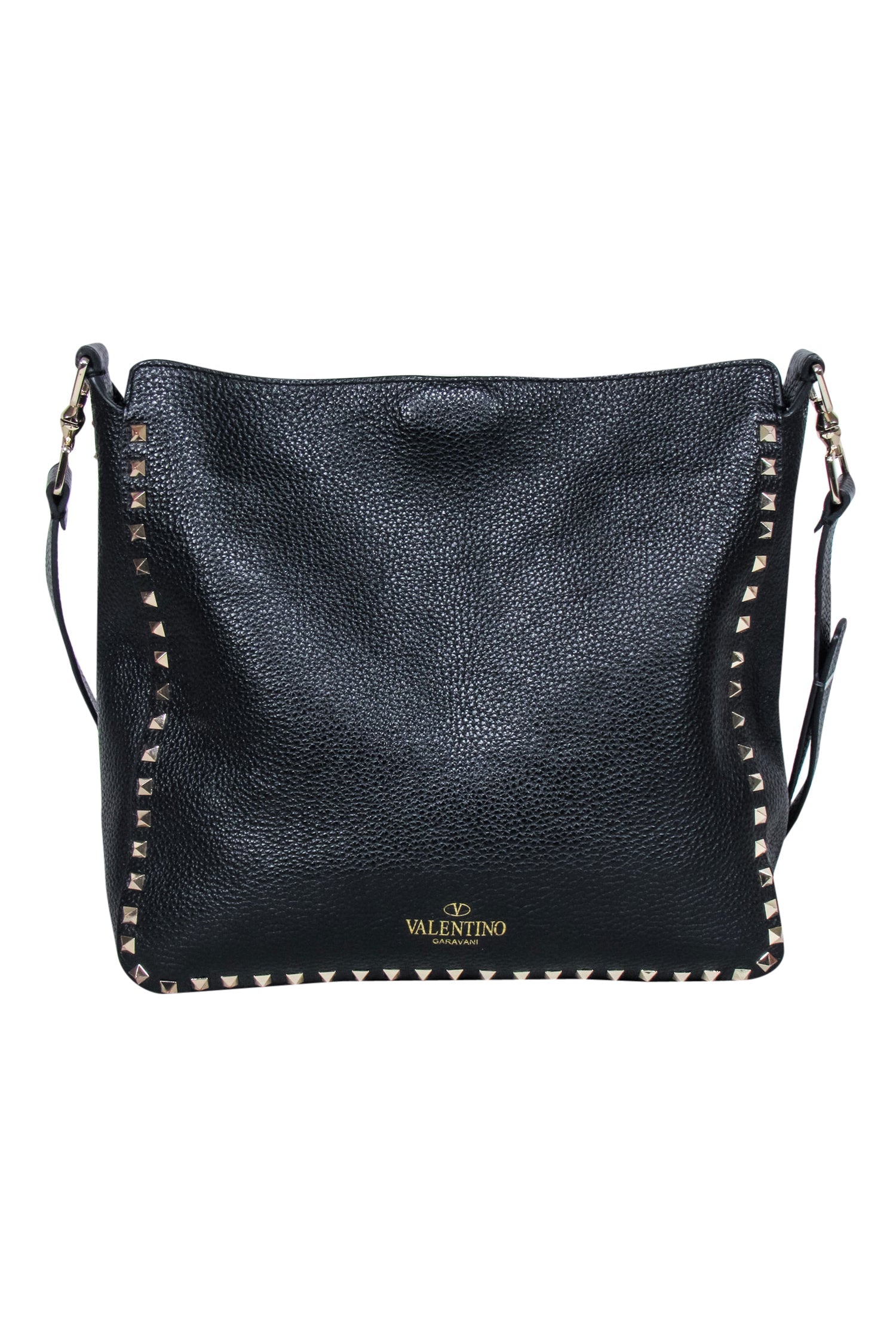 Valentino Black Pebbled Leather Rockstud Crossbody: The Ultimate Festival Must - Have