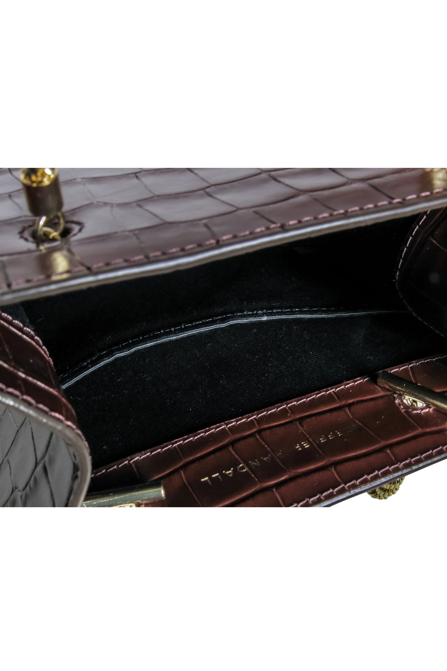 Loeffler Randall Chocolate Brown Croc-Embossed Shopper Handbag - The Chic 'It Girl' Essential