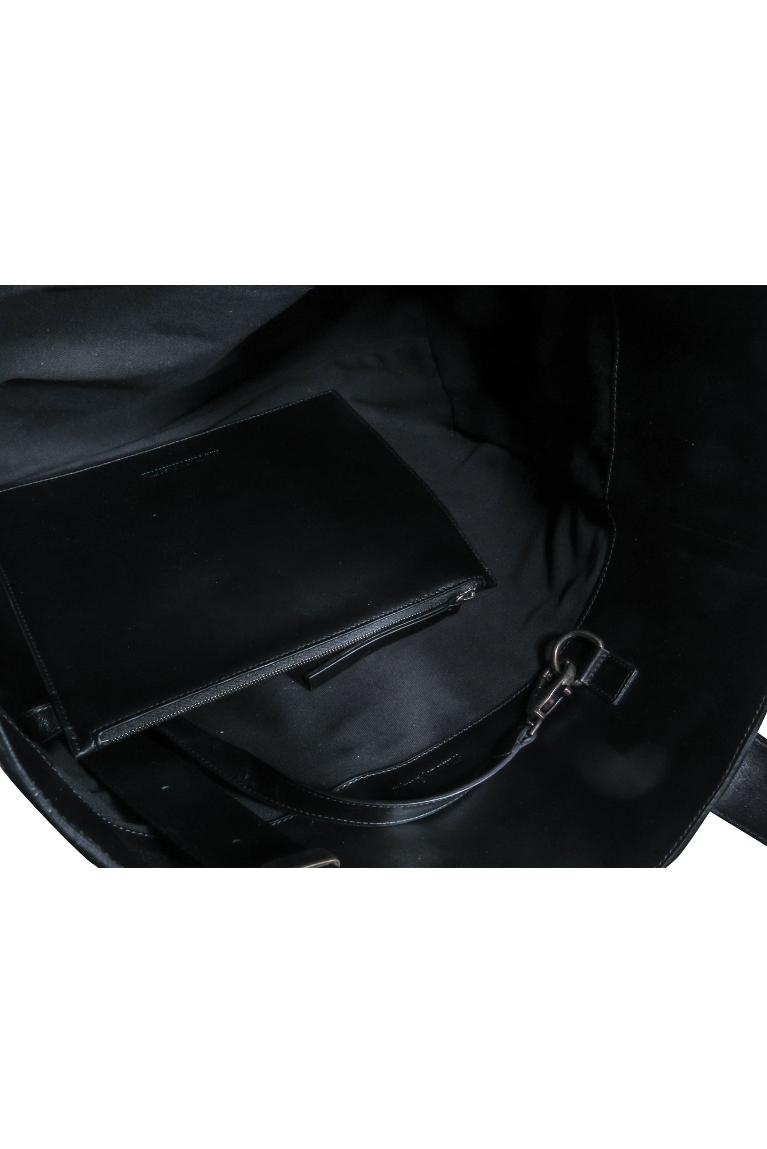 Ann Demeulemeester - Stunning Black Leather Large Tote for Work