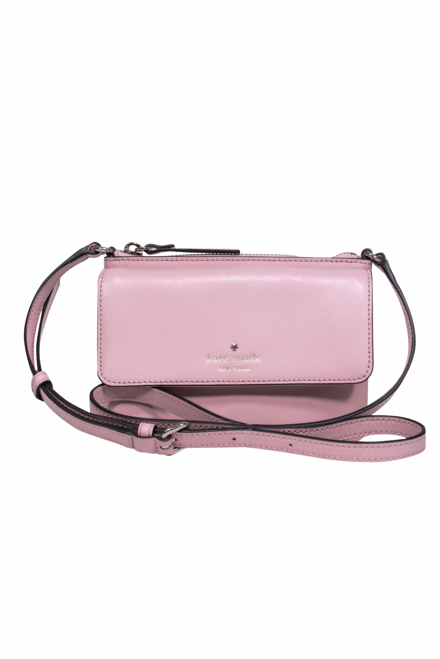 Kate Spade Blush Beauty: Fold-Over Crossbody with Zipper