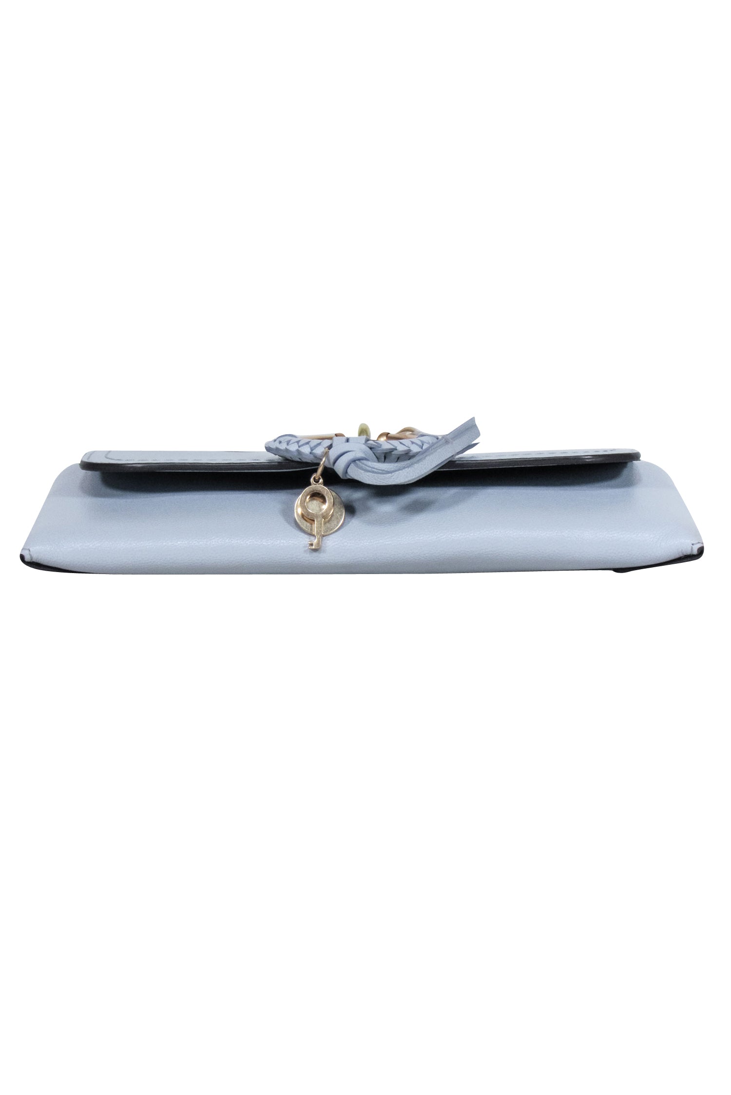 See by Chloe - Stunning Sky Blue Leather Fold-Over Crossbody Bag