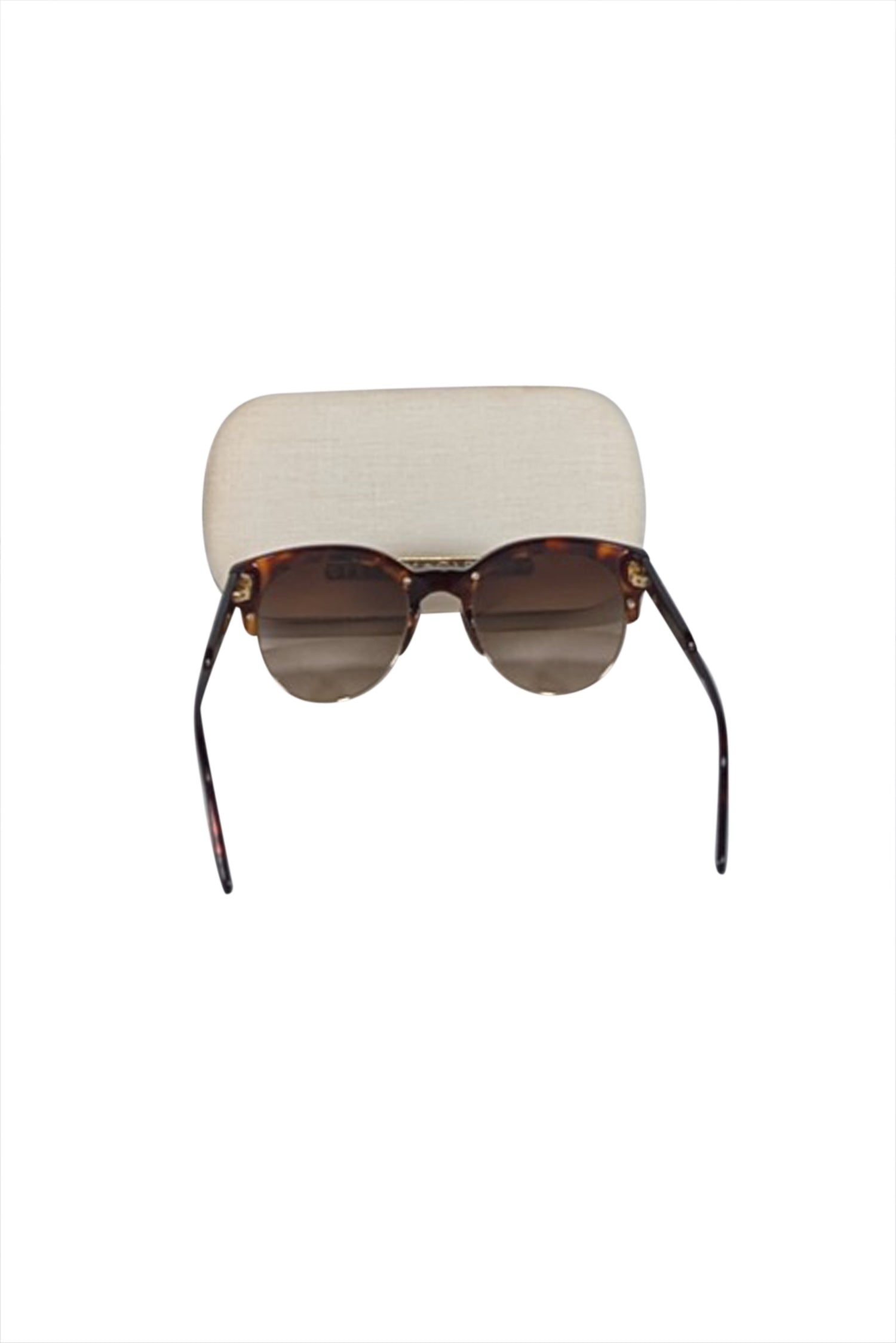Stella McCartney's Quirky Brown Tortoise Round Sunglasses