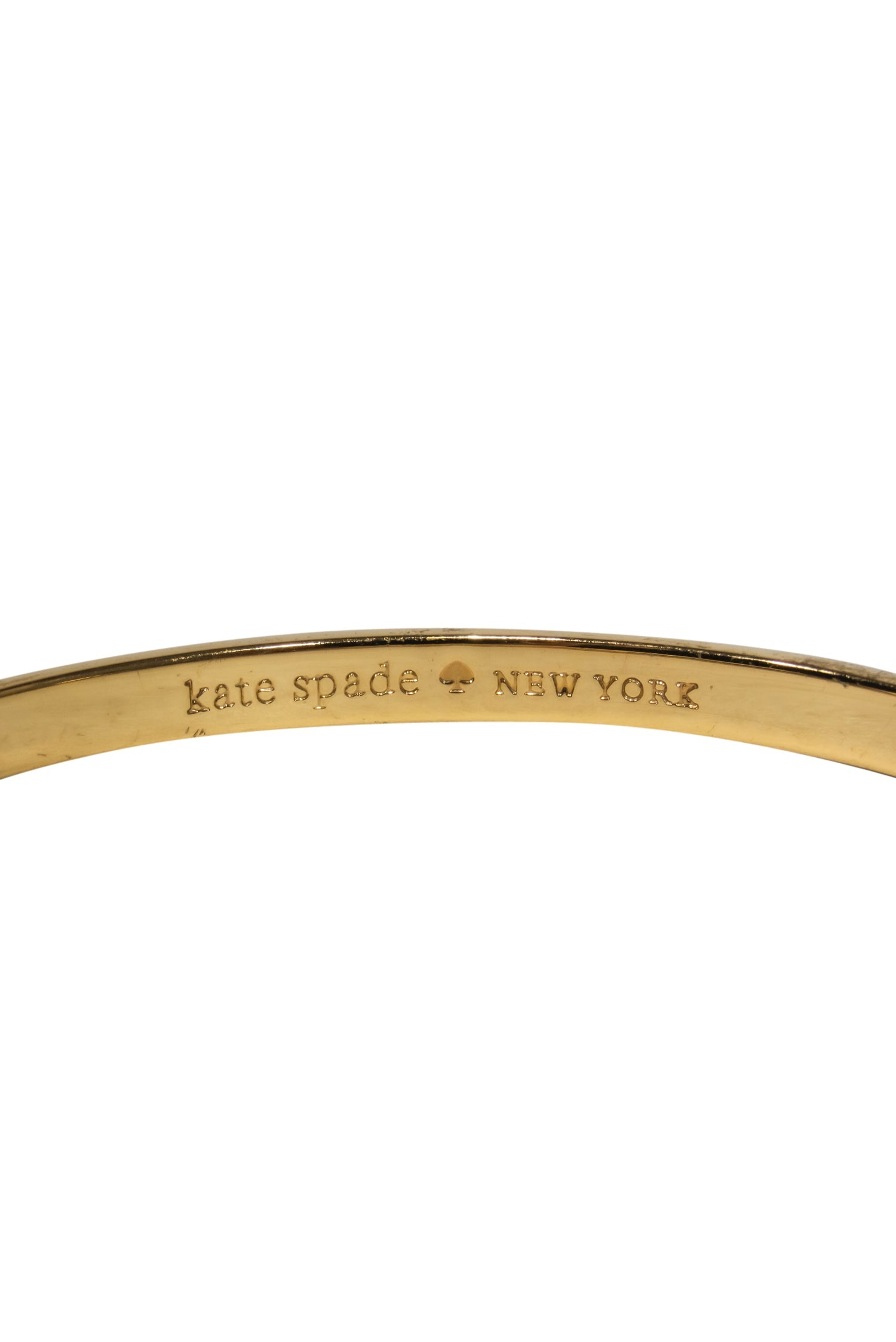 Kate Spade's Glamorous Hot Pink & Gold 'Hot to Trot' Engraved Bangle
