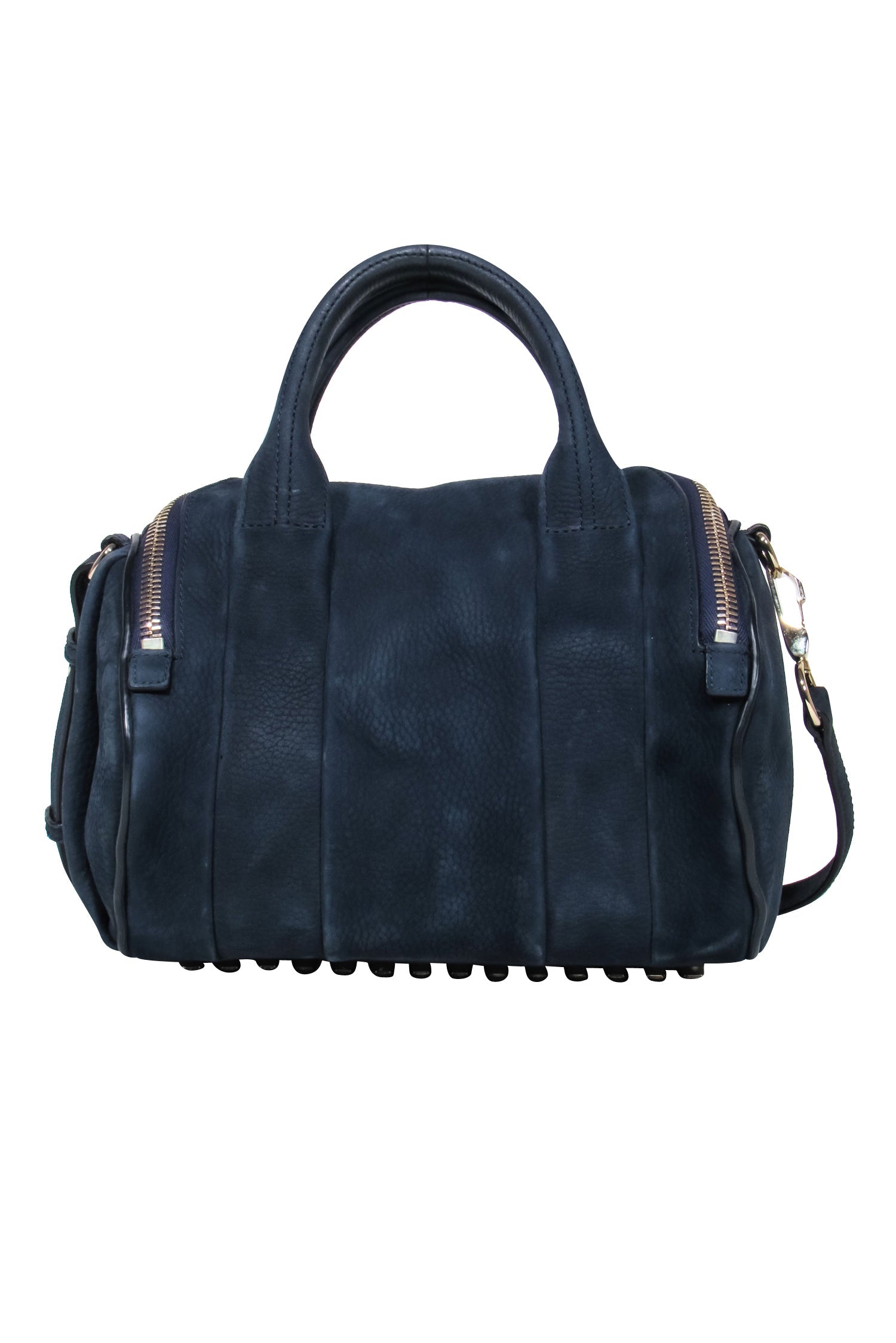 Alexander Wang Navy Nubuck Rockie Crossbody Handbag - Stylish & Trendy