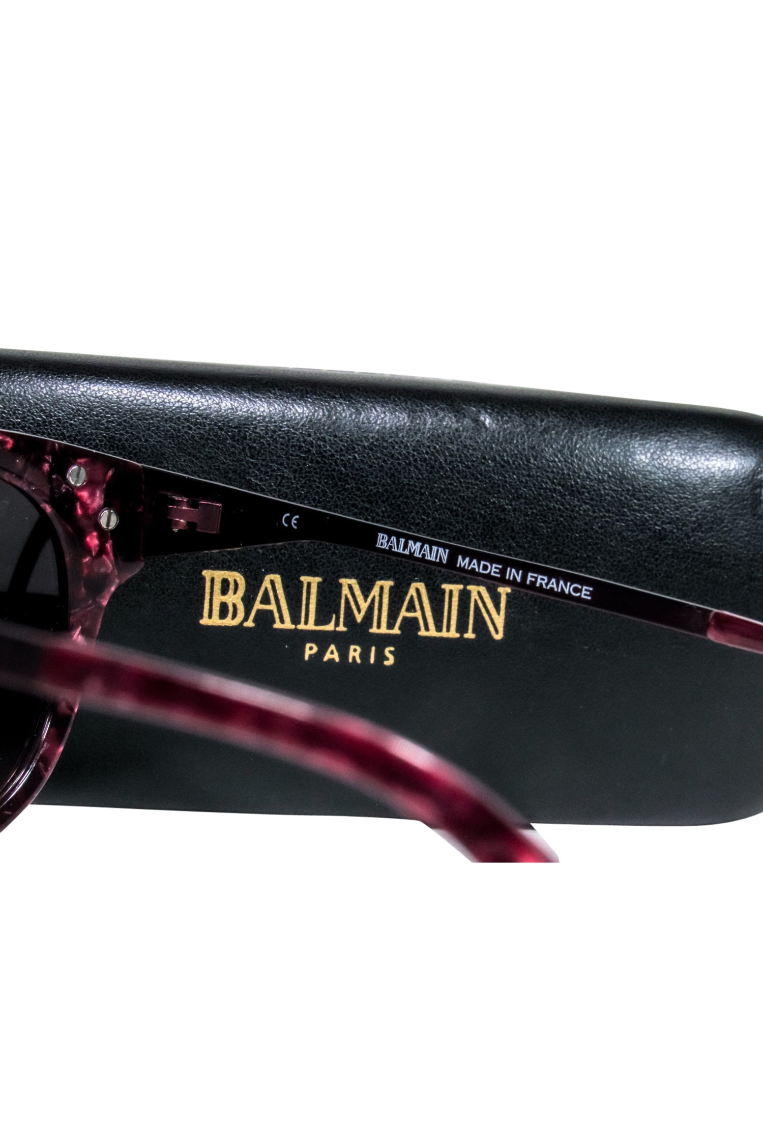 Balmain Dark Magenta Tortoise Rounded Sunglasses: A Stylish Statement