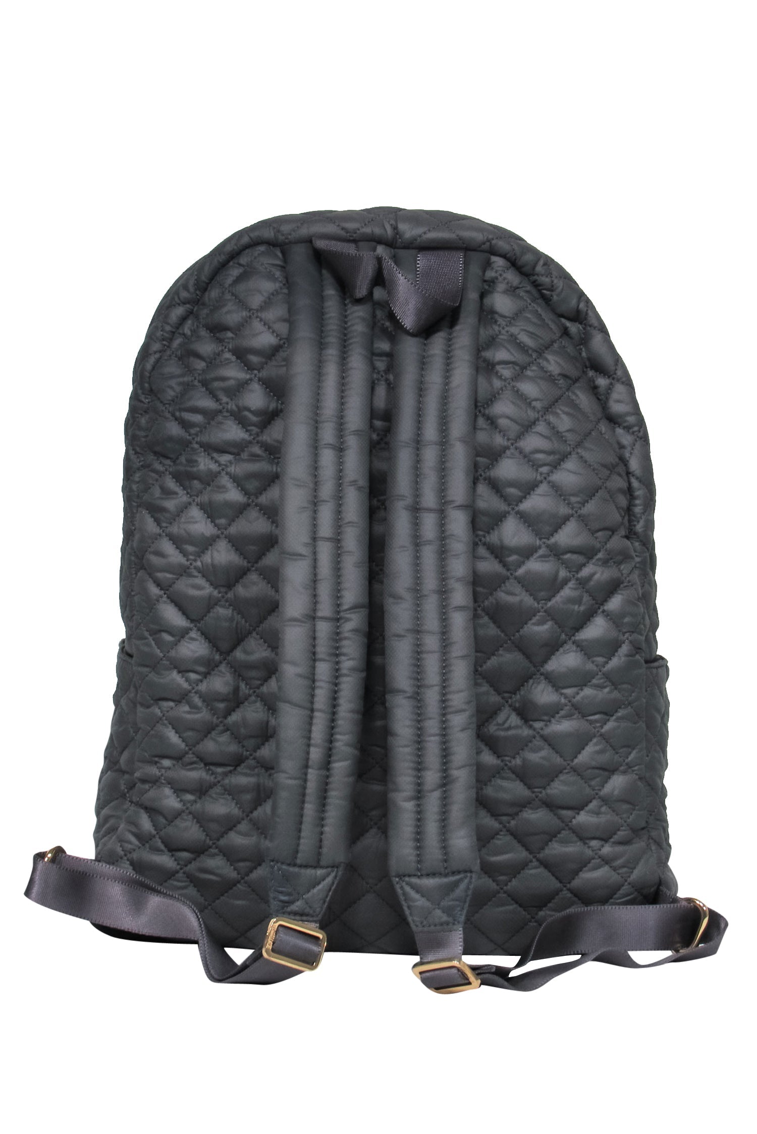 MZ Wallace - Stylish Dark Grey Quilted Nylon Backpack for Adventurous Souls