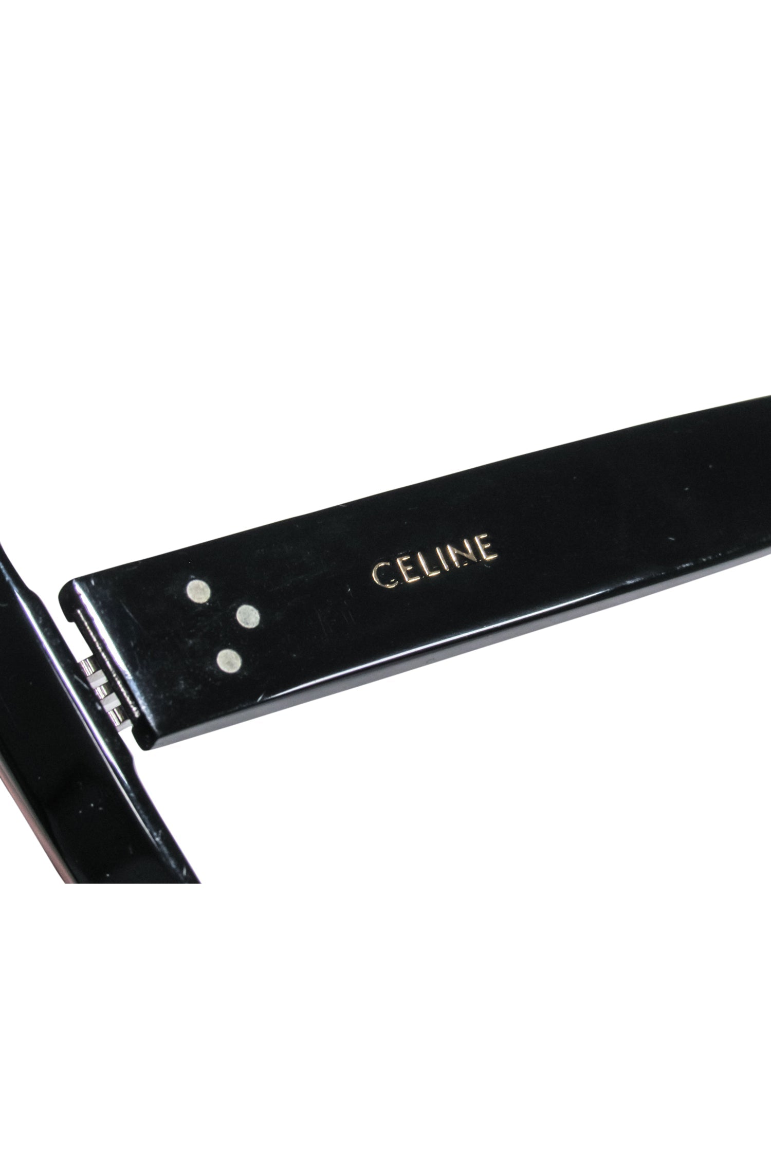 Celine Glamorous Black Large Square Sunglasses