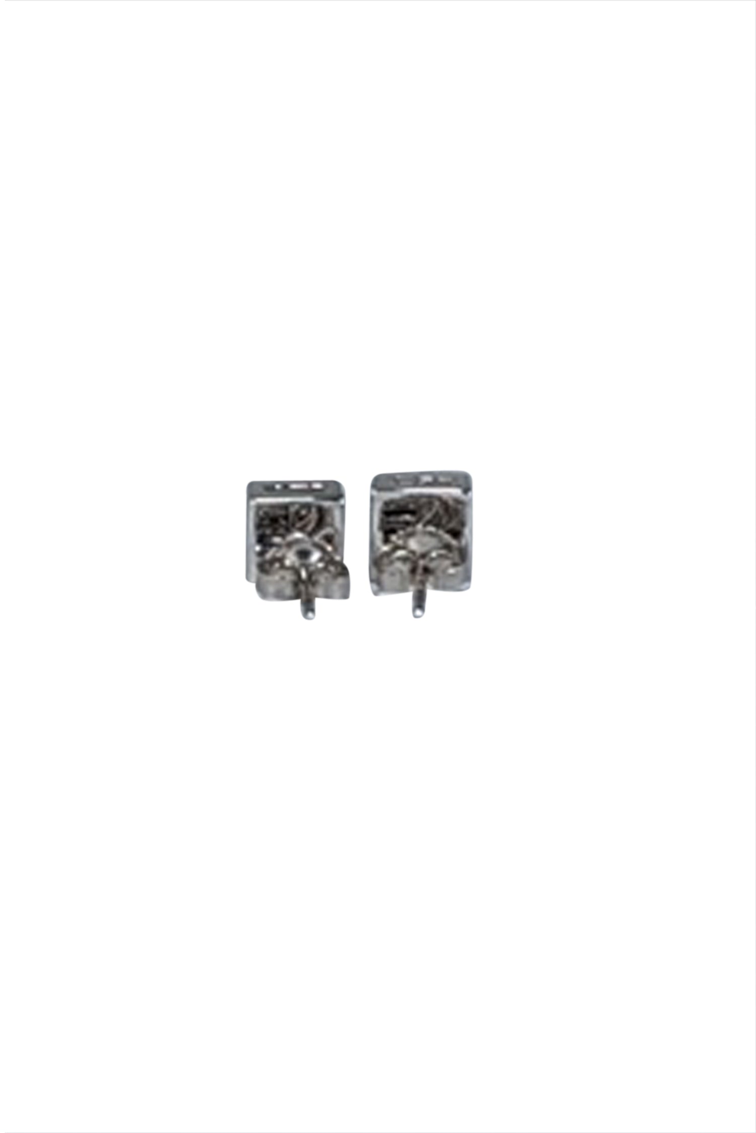 Mervis Diamond Importers - Sparkling White Gold Diamond Necklace & Earring Set