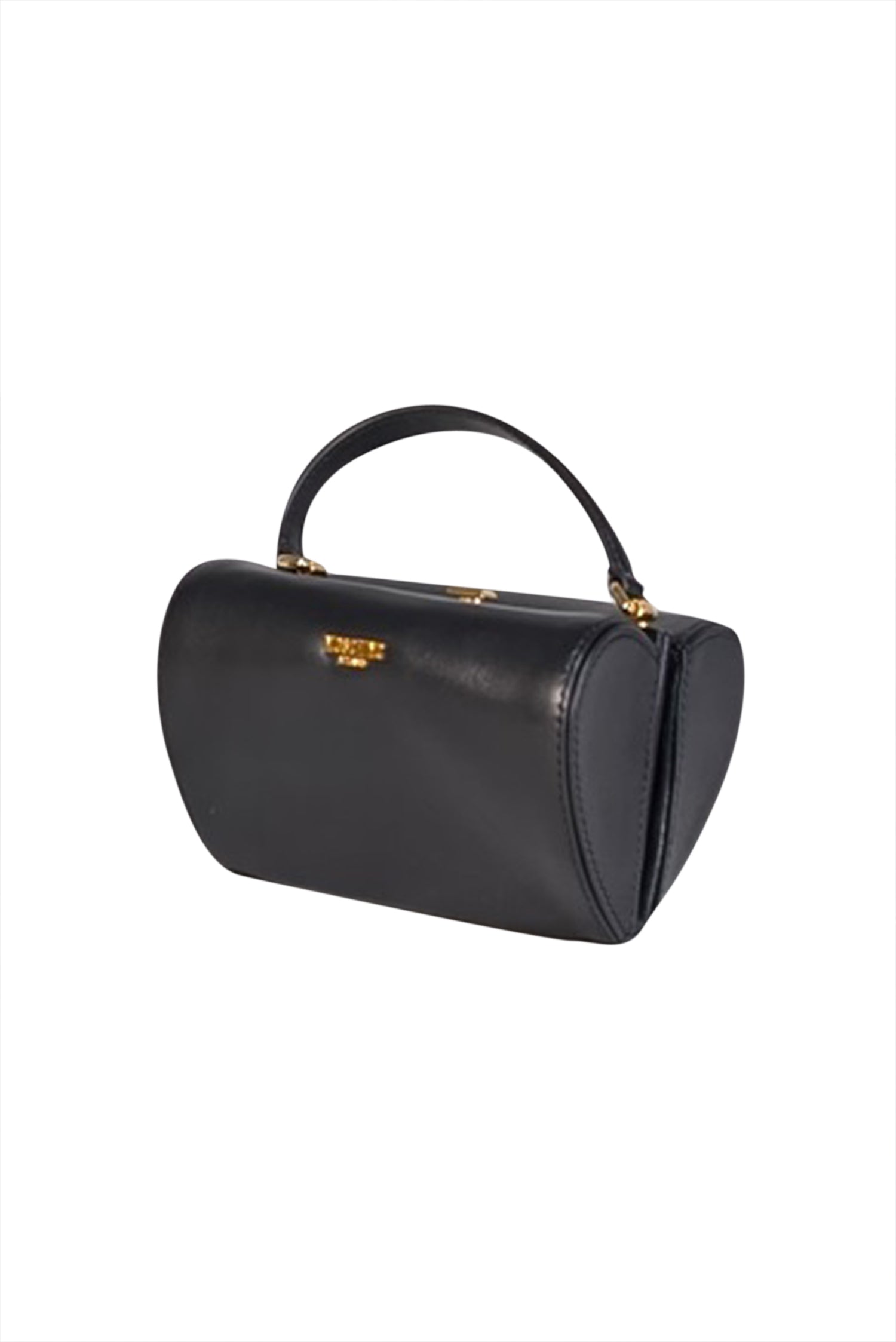 Moschino - Exquisite Black Leather Heart - Shaped Crossbody Bag