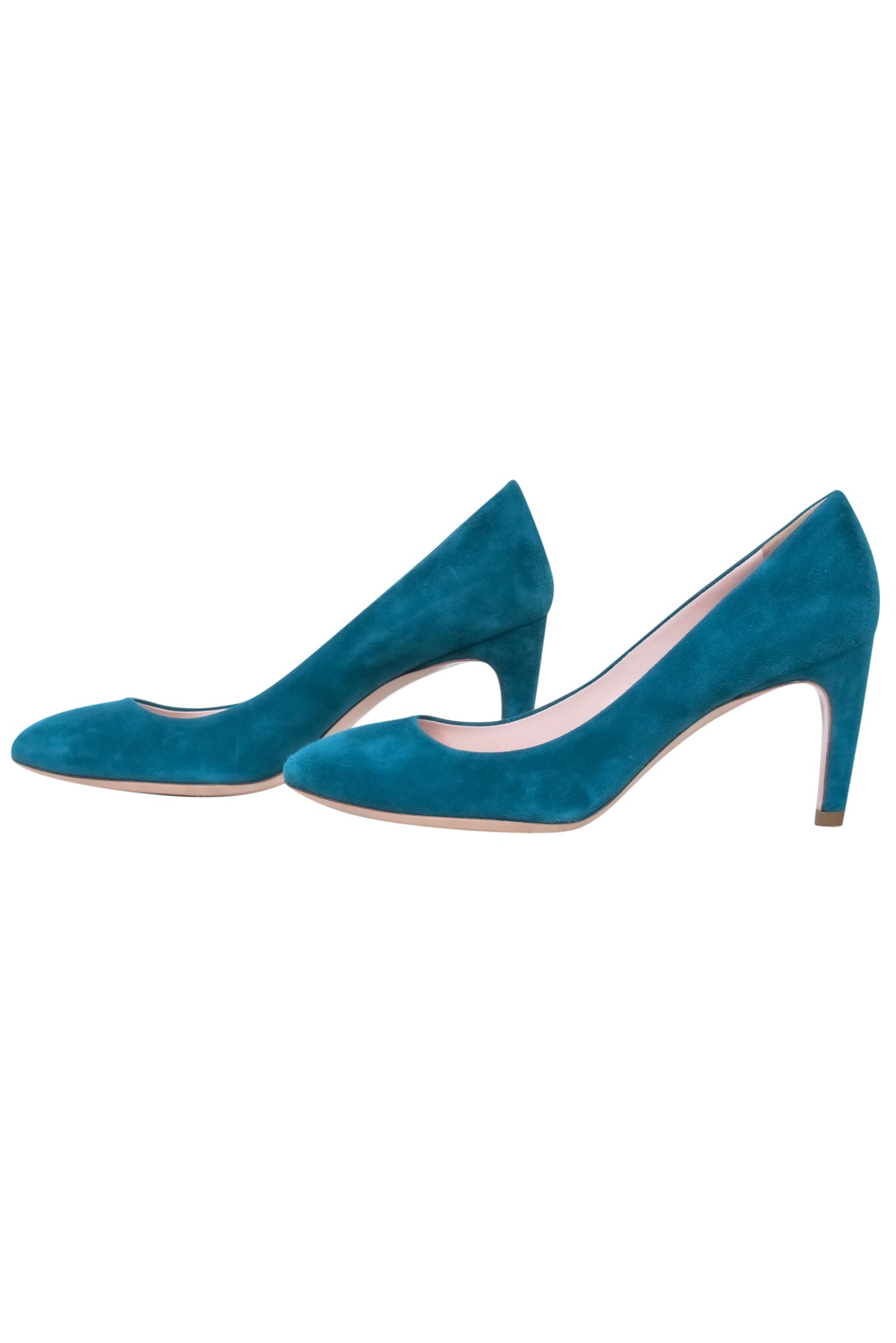 Miu Miu Teal Suede Pumps - Size 7 - A Fashion Statement