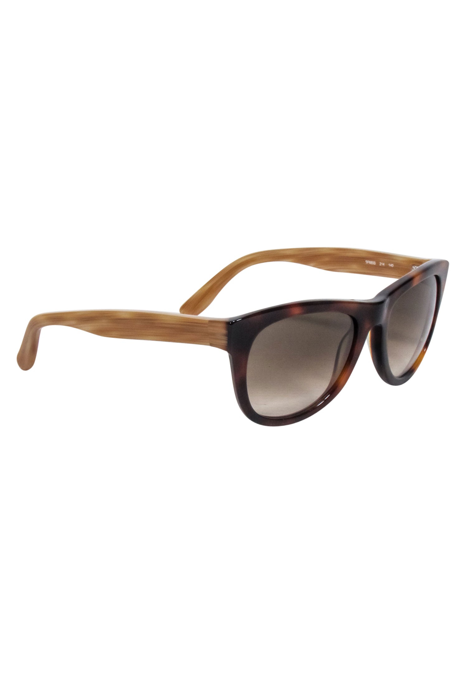 Ferragamo Stylish Brown Tortoise Front Sunglasses