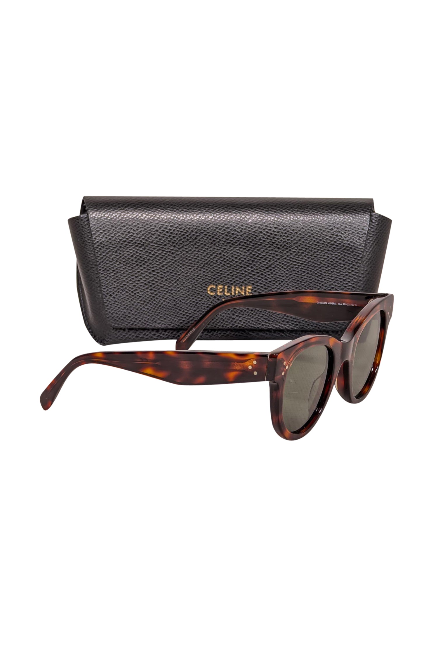 Celine's Stunning Brown Tortoise Rounded Sunglasses