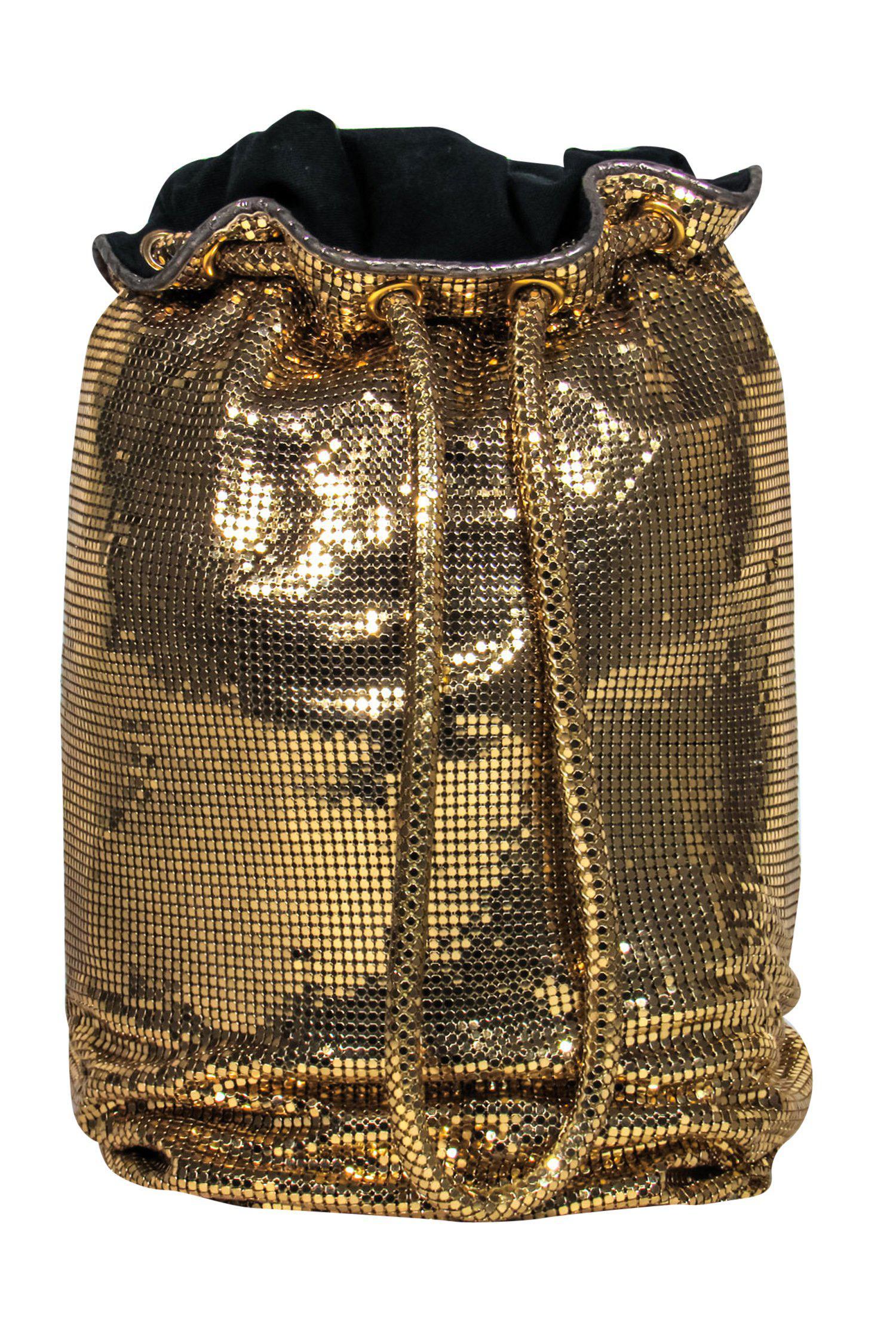Halston Heritage Gold Chainmail Slouchy Hobo - The Ultimate Fashion Statement Bag