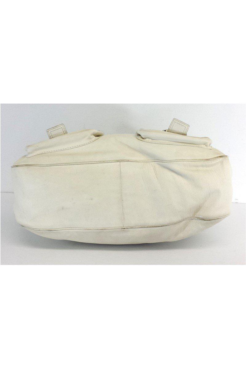 Marc Jacobs' Exclusive White Leather Tote Bag - A Must - Have!