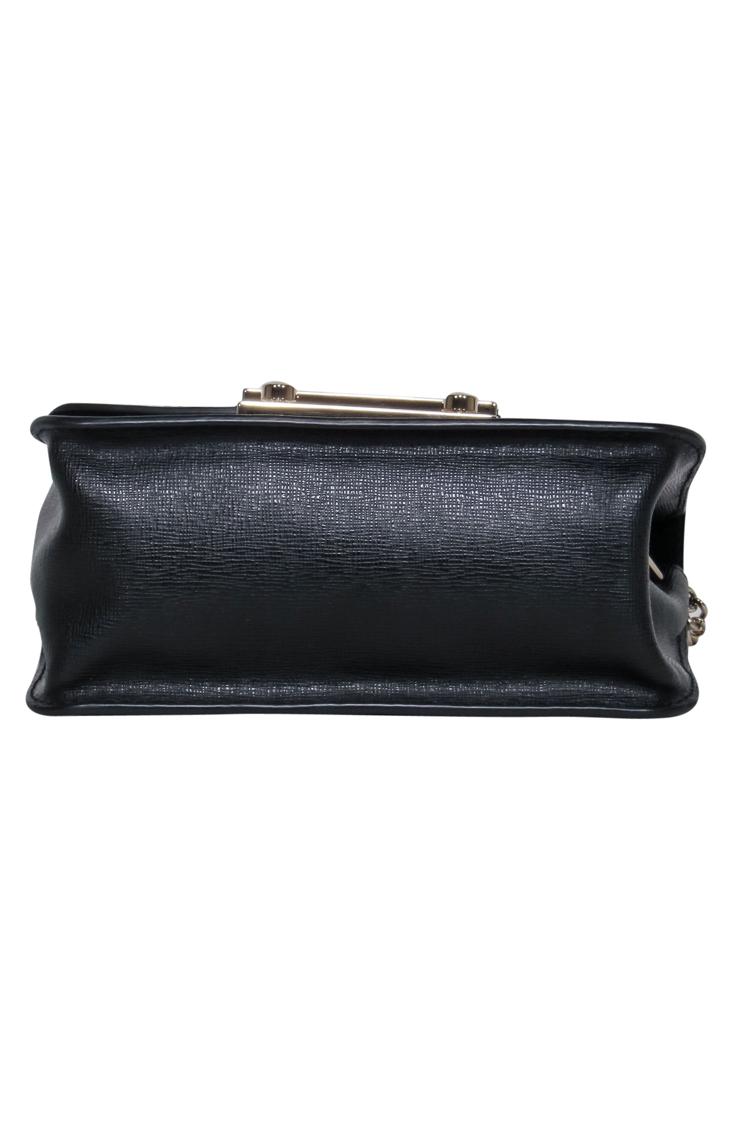 Furla Black Textured Leather Mini Crossbody Bag: A Chic Night-Out Essential