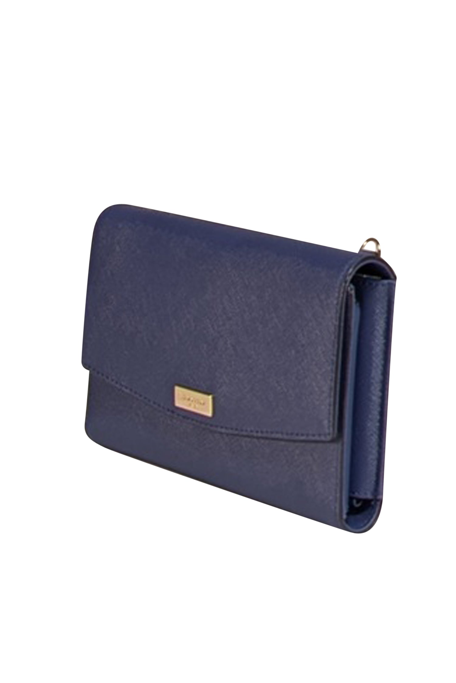 Kate Spade Dark Blue Luxury Saffiano Leather Wallet