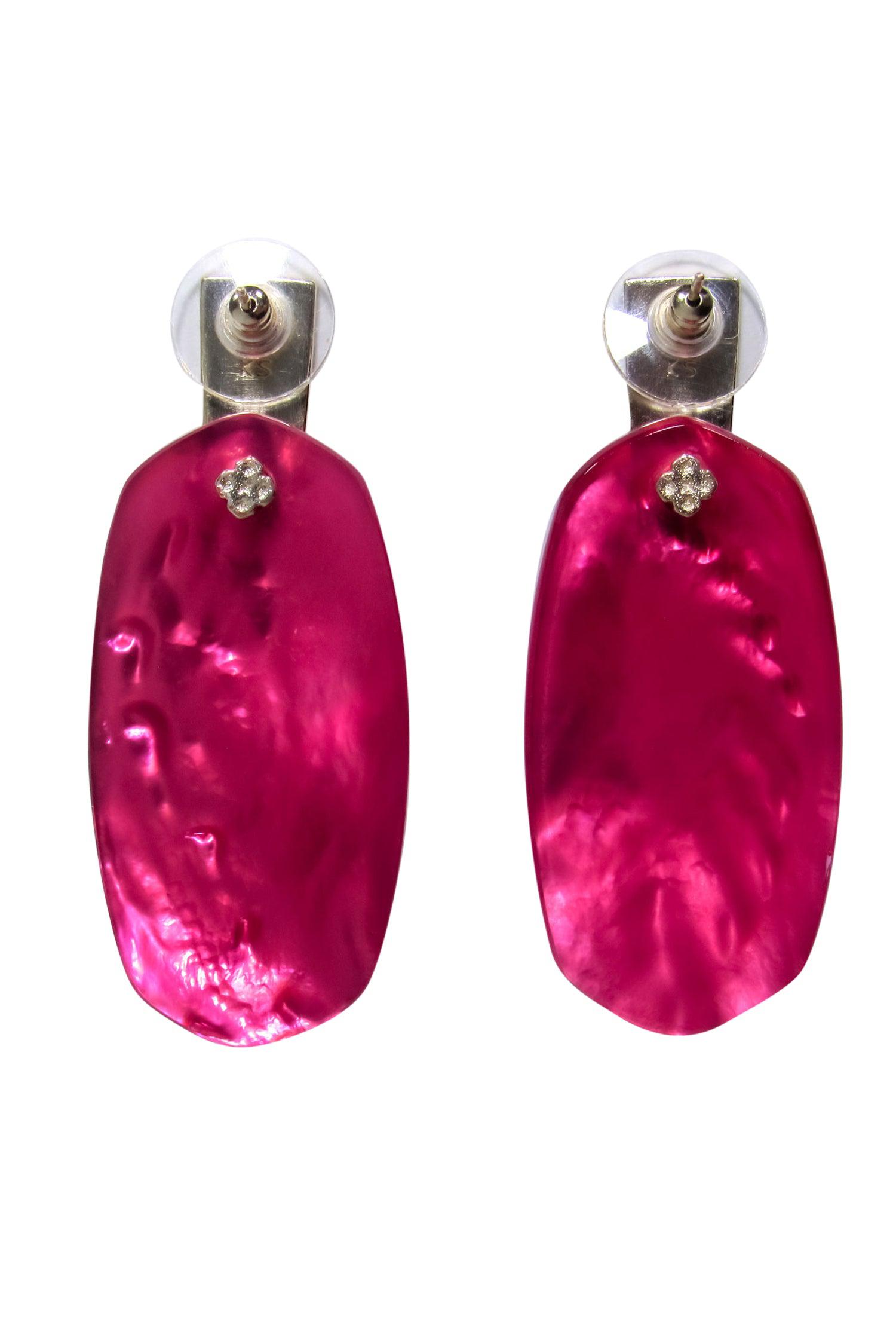 Kendra Scott's Stunning Hot Pink Gemstone Earrings