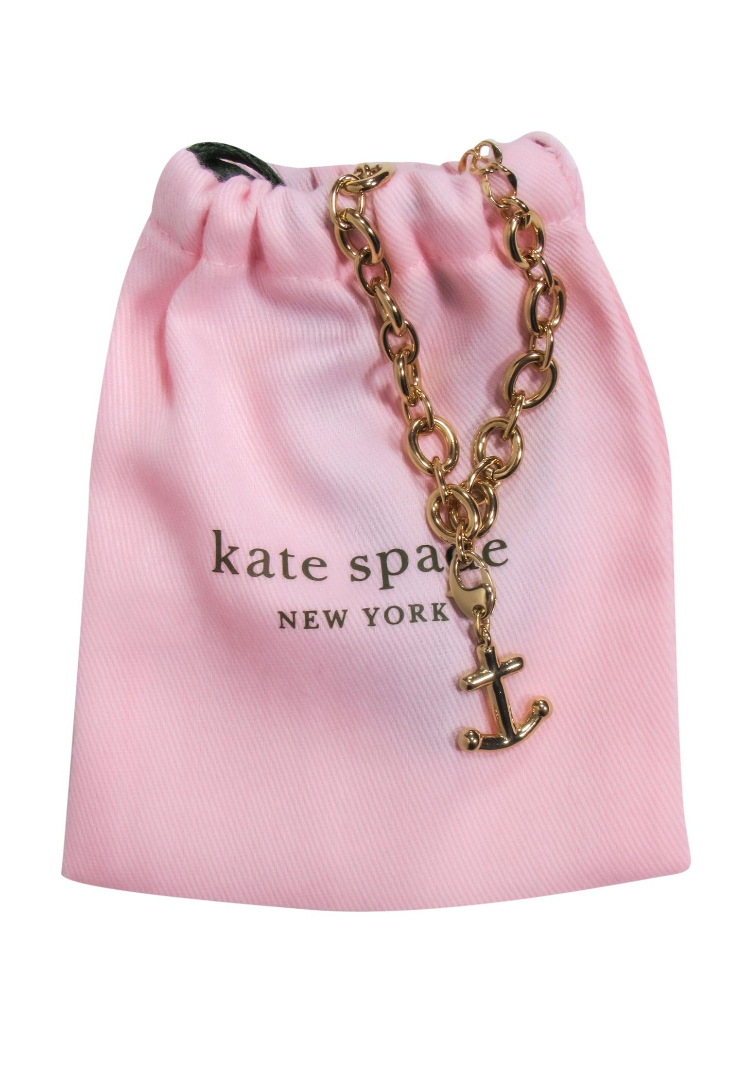 Kate Spade Gold Anchor Charm Bracelet: A Seaside Chic Accessory