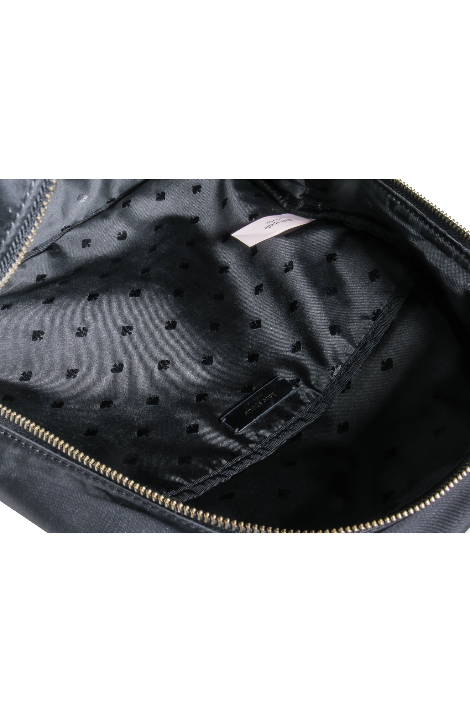 Kate Spade Stylish Black Nylon Zip Around Backpack - Elevate Your Look!
