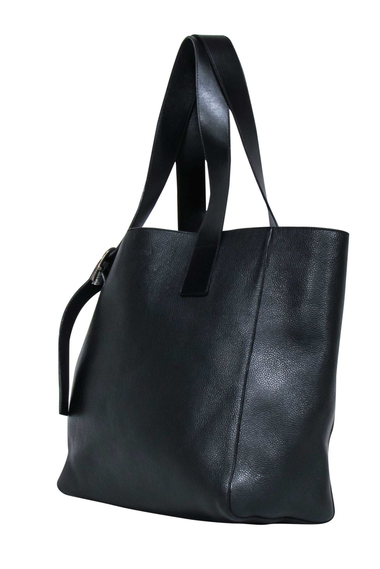 Ann Demeulemeester - Stunning Black Leather Large Tote for Work