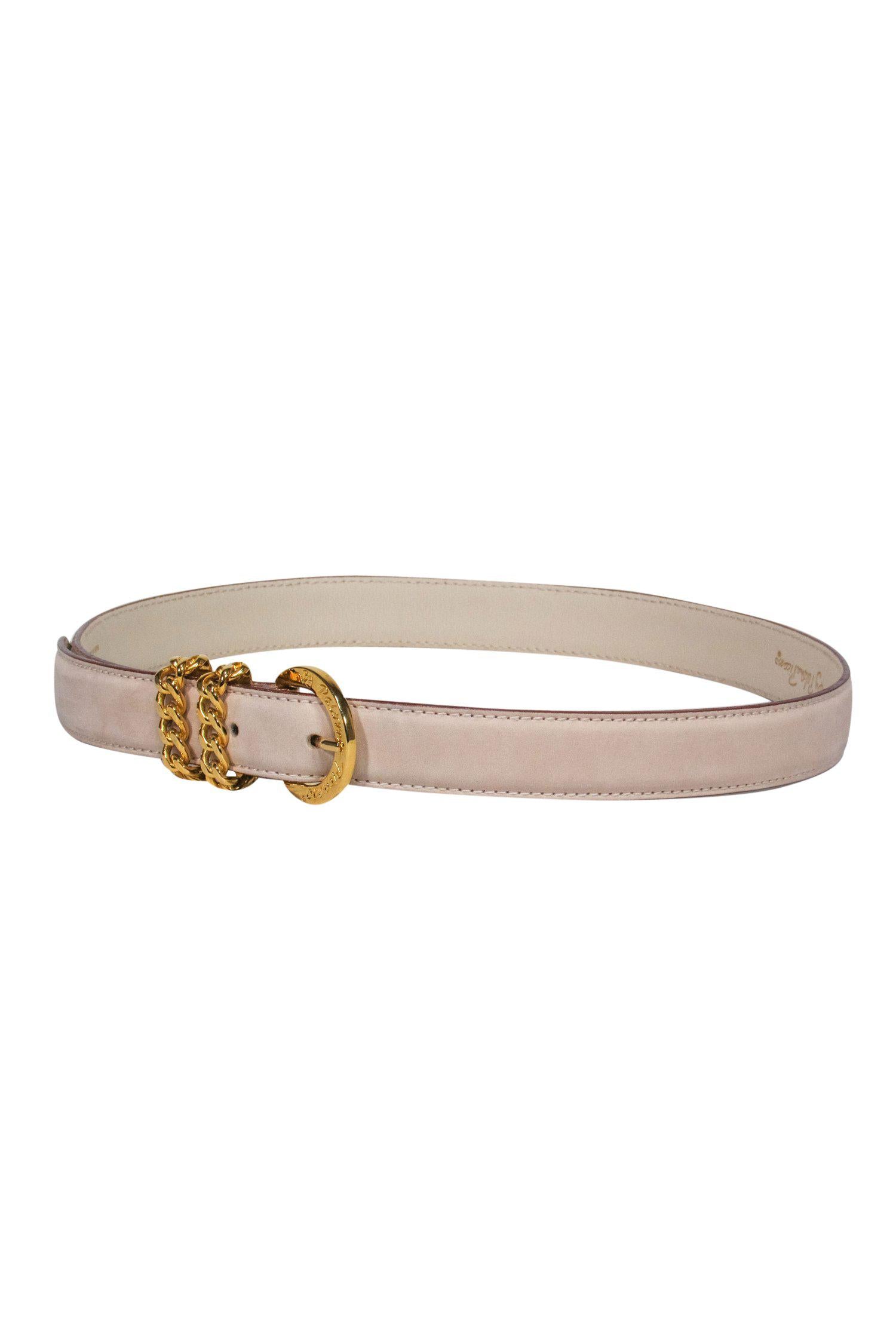 Paloma Picasso's Stunning White Leather Belt