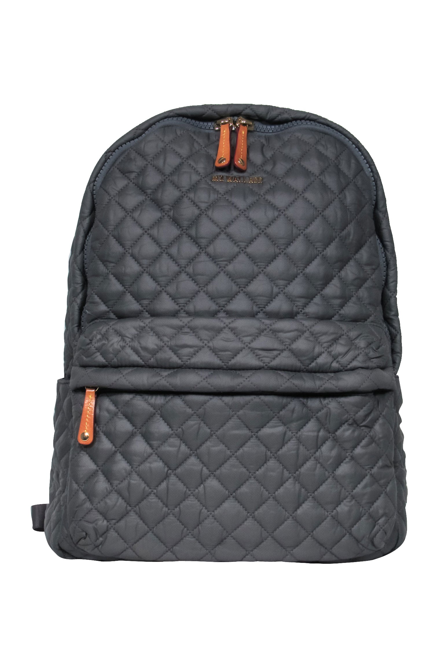 MZ Wallace - Stylish Dark Grey Quilted Nylon Backpack for Adventurous Souls