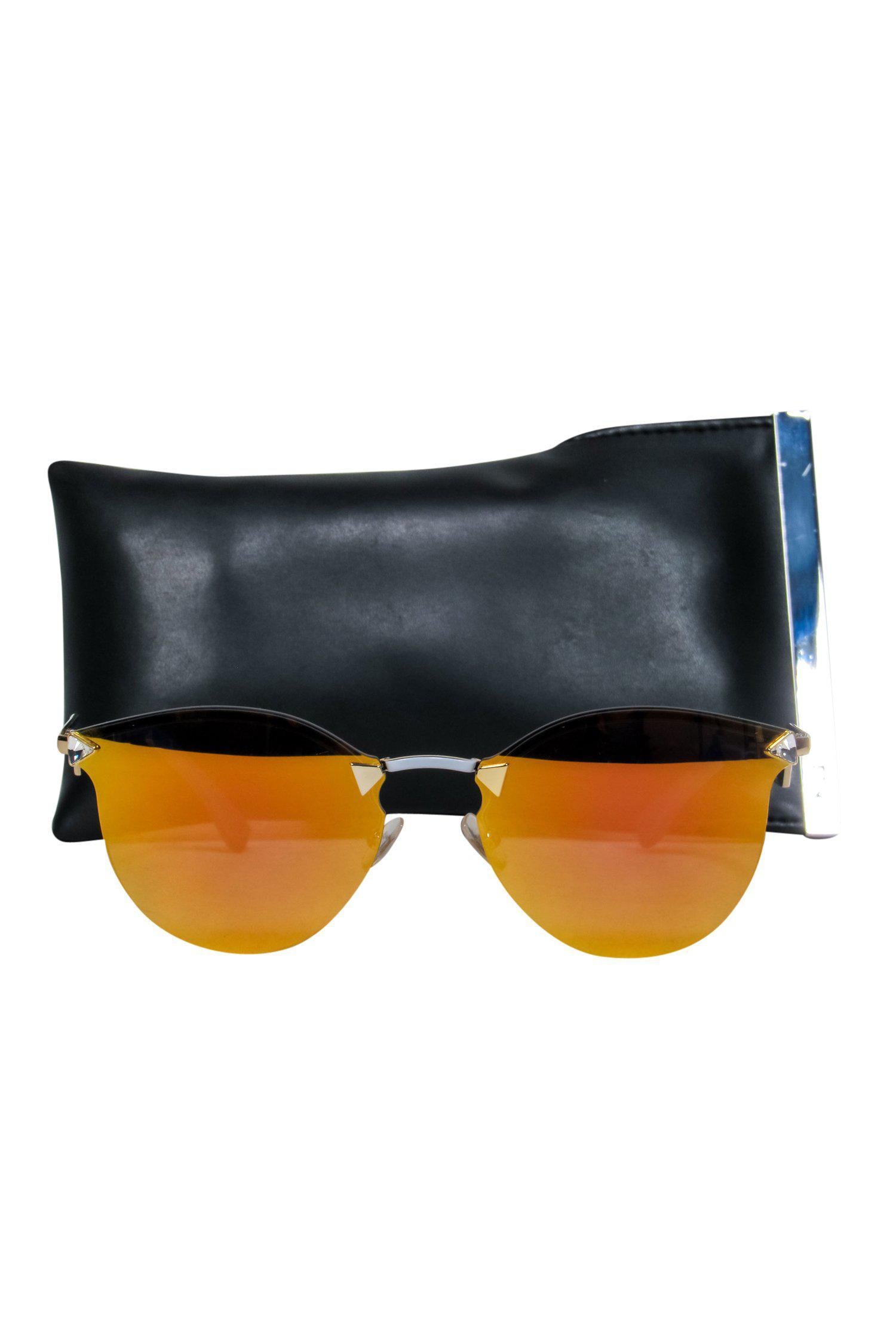 Fendi Gold Reflective Wayfarer Sunglasses: A Glamorous Must-Have