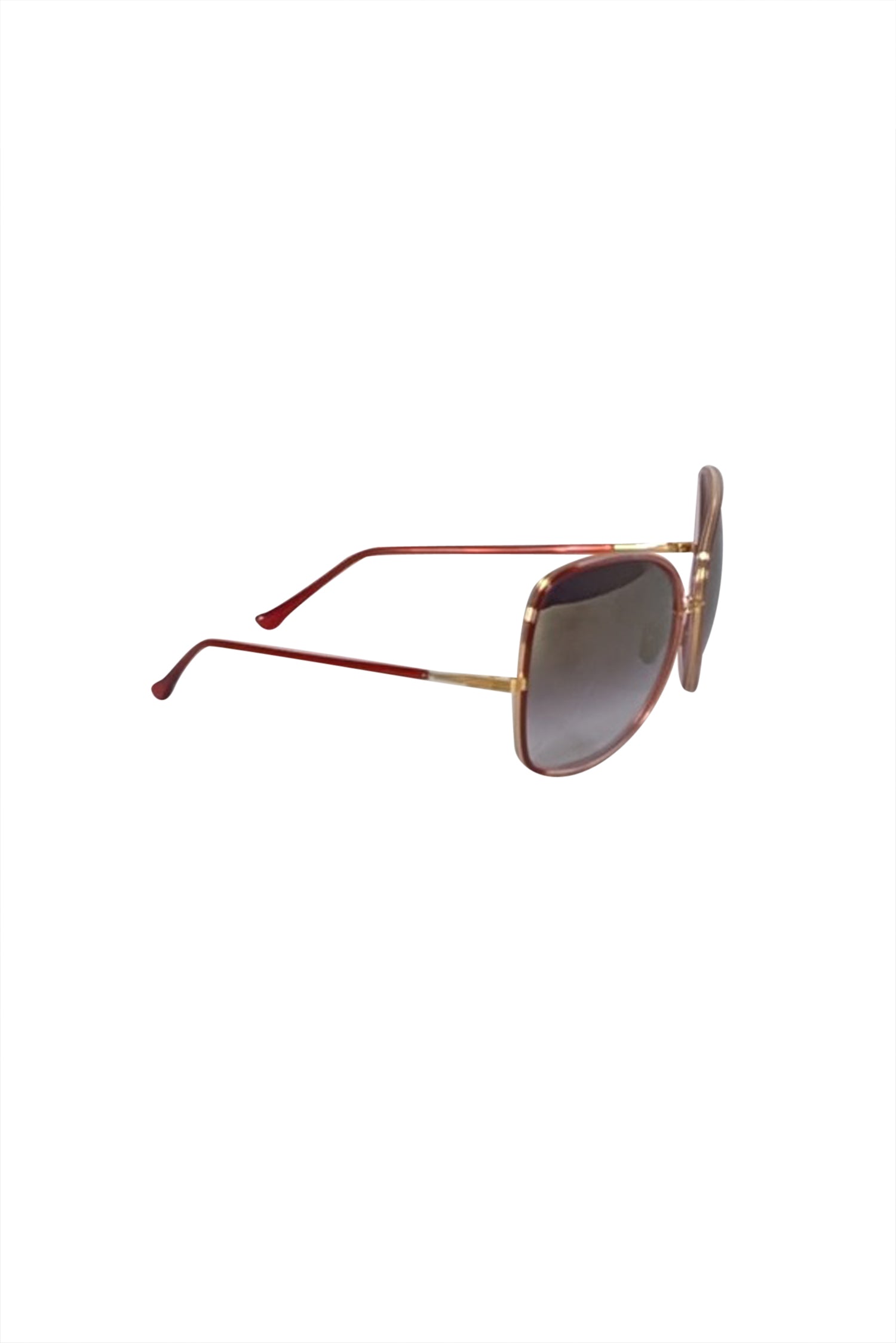 Dita Red & Gold Ombre Bluebird Two Large Sunglasses