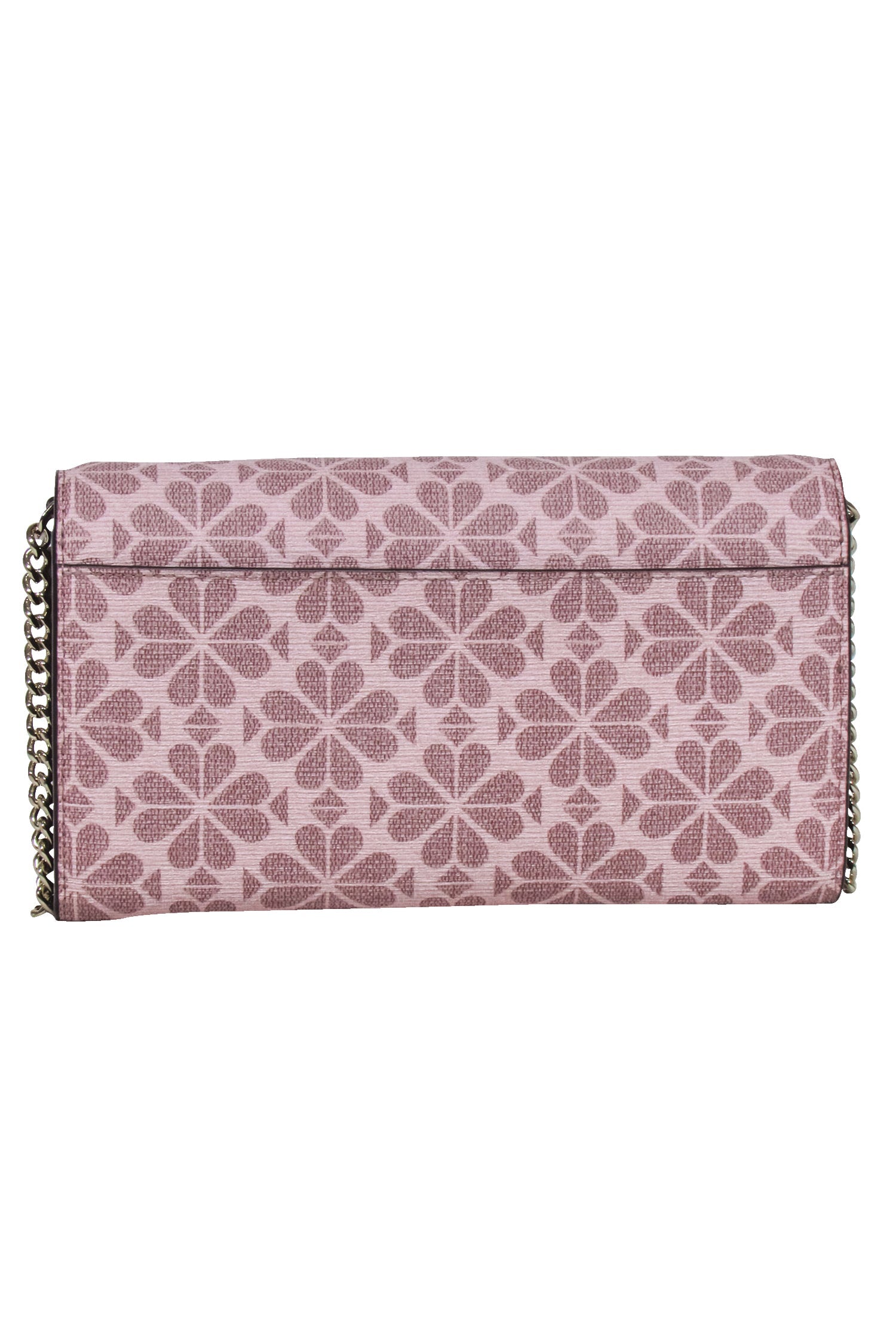 Kate Spade Blush Pink Spade Print Fold-Over Crossbody Wallet Bag - A Fashion Statement