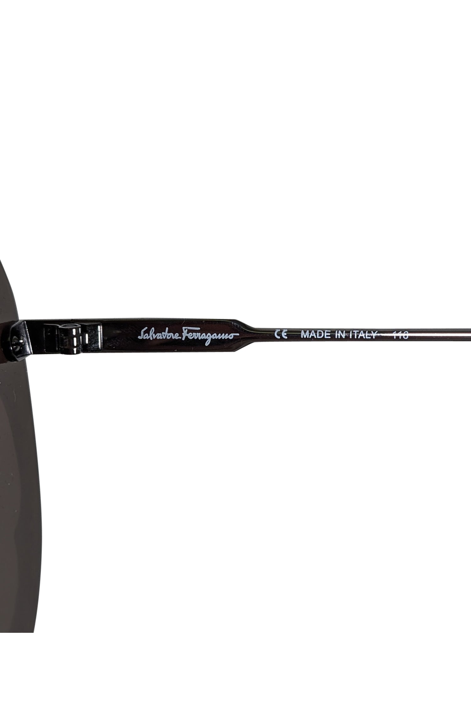 Ferragamo's Stunning Black Matte Large Cat Eye Sunglasses with Scallop Edge Lenses