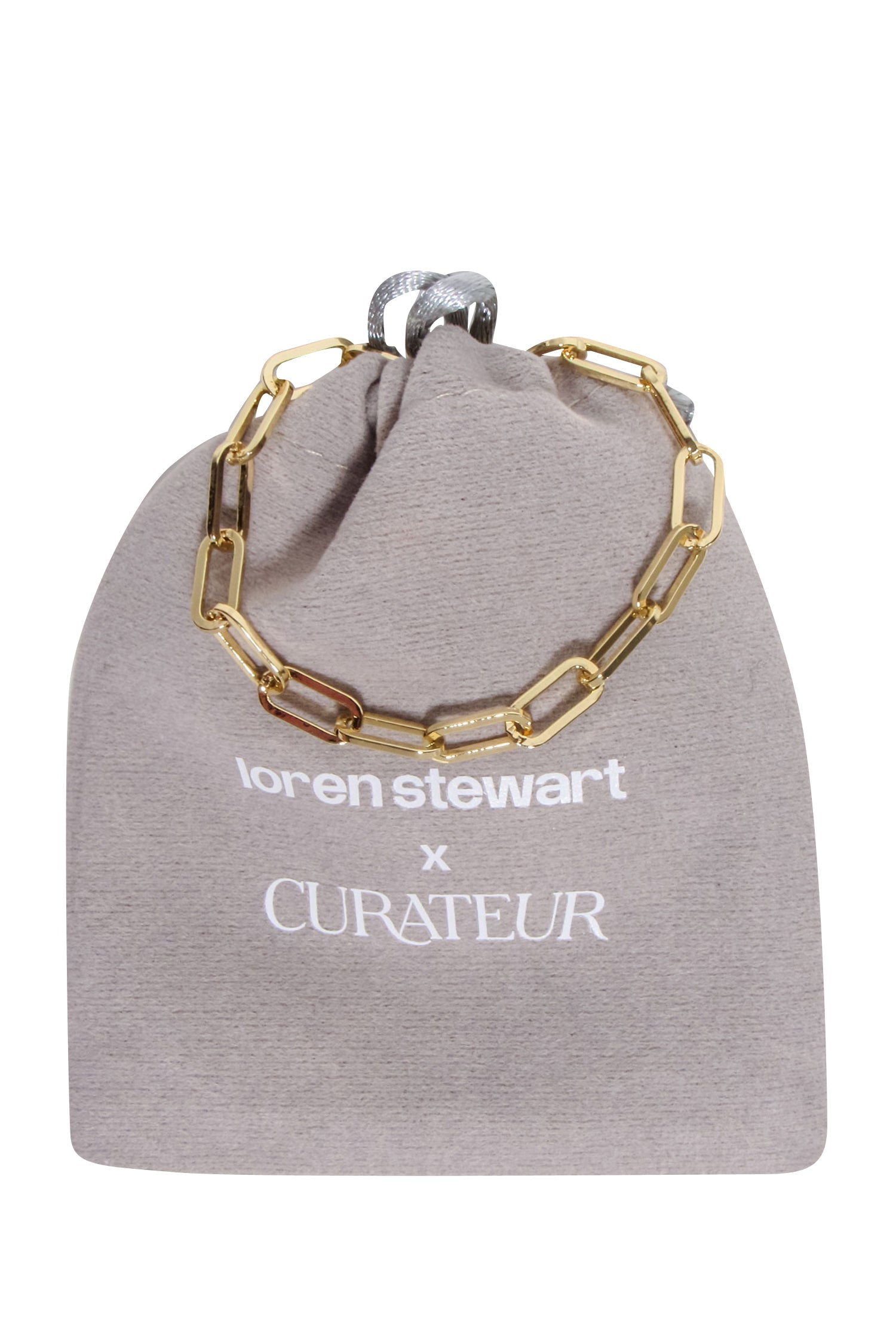 Loren Stewart's Stunning Gold Plated Double Wrap Toggle Bracelet