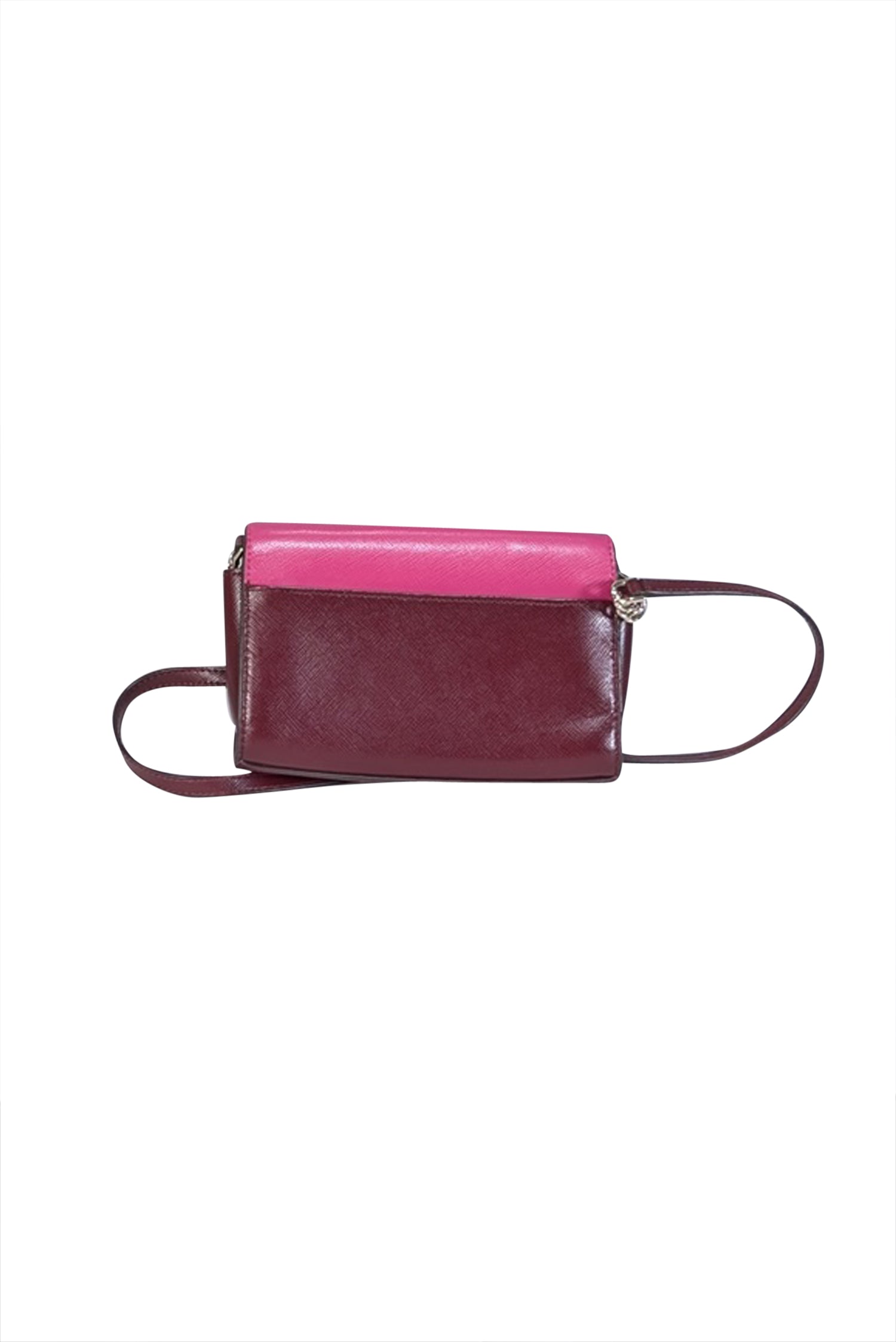 Kate Spade's Stunning Pink & Maroon Color-block Crossbody Bag