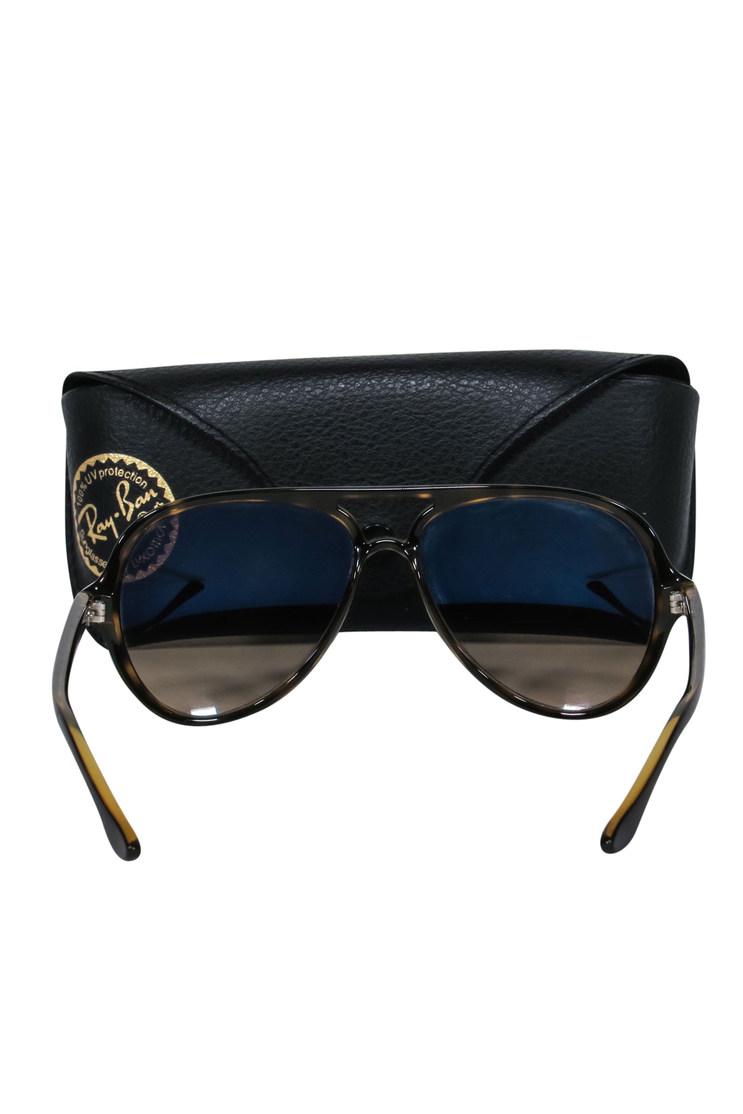 Ray-Ban Brown Tortoise Shell Aviator Sunglasses - Channel Your Inner '70s Groove!