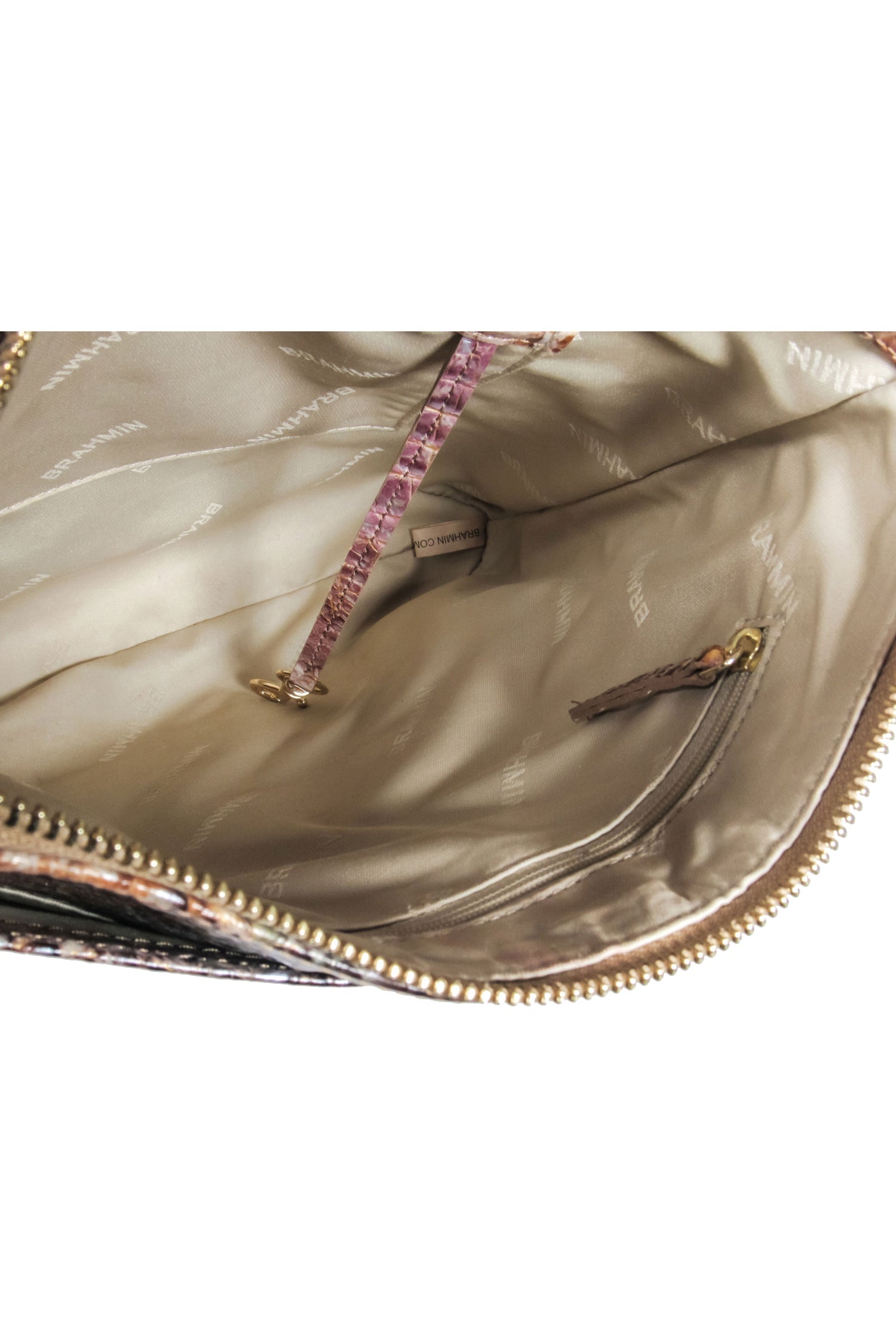 Brahmin Gold Multi Ombre Croc-Embossed Leather Crossbody: A Fashion Statement