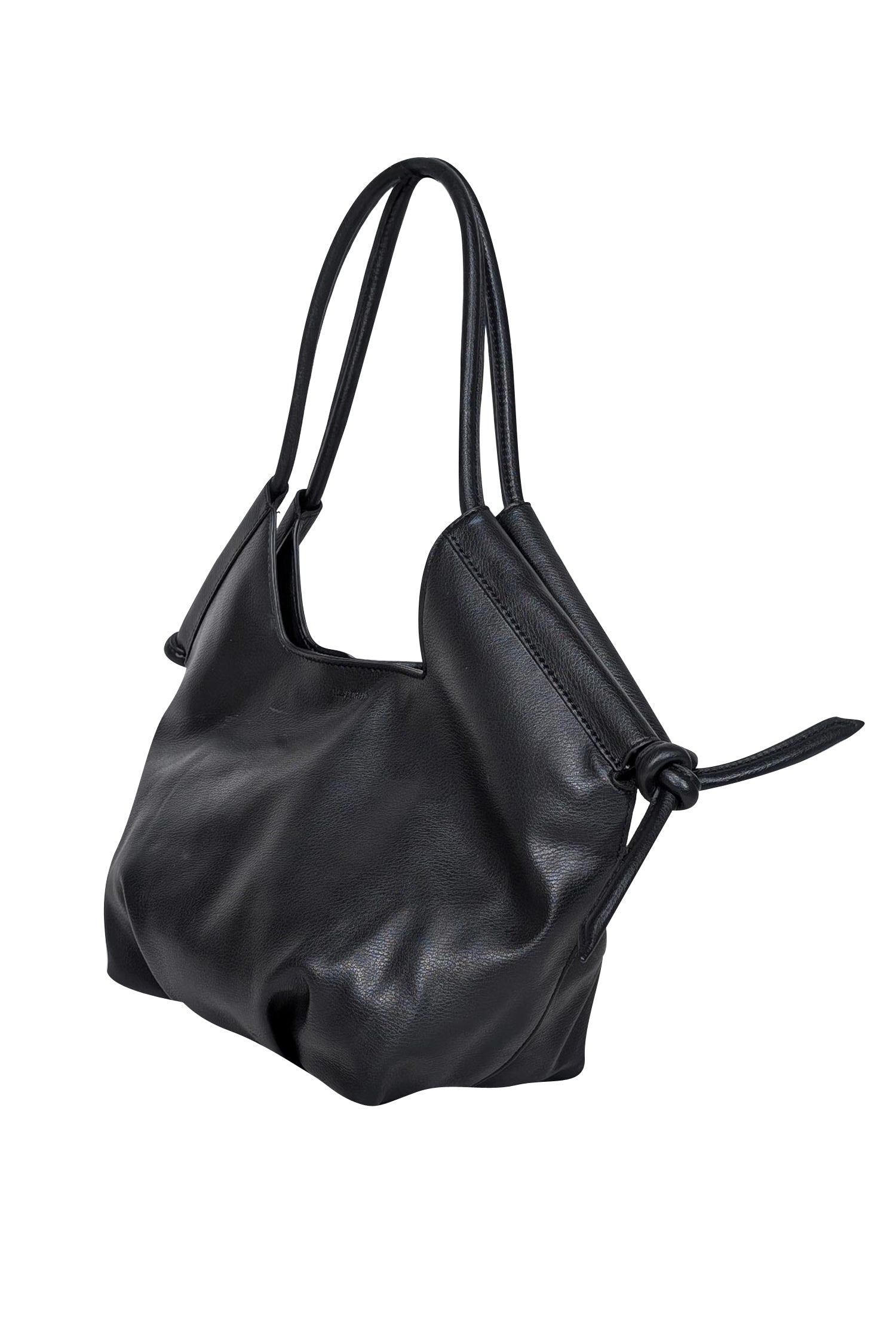 Elizabeth & James - Stunning Black Leather Large Shoulder Bag