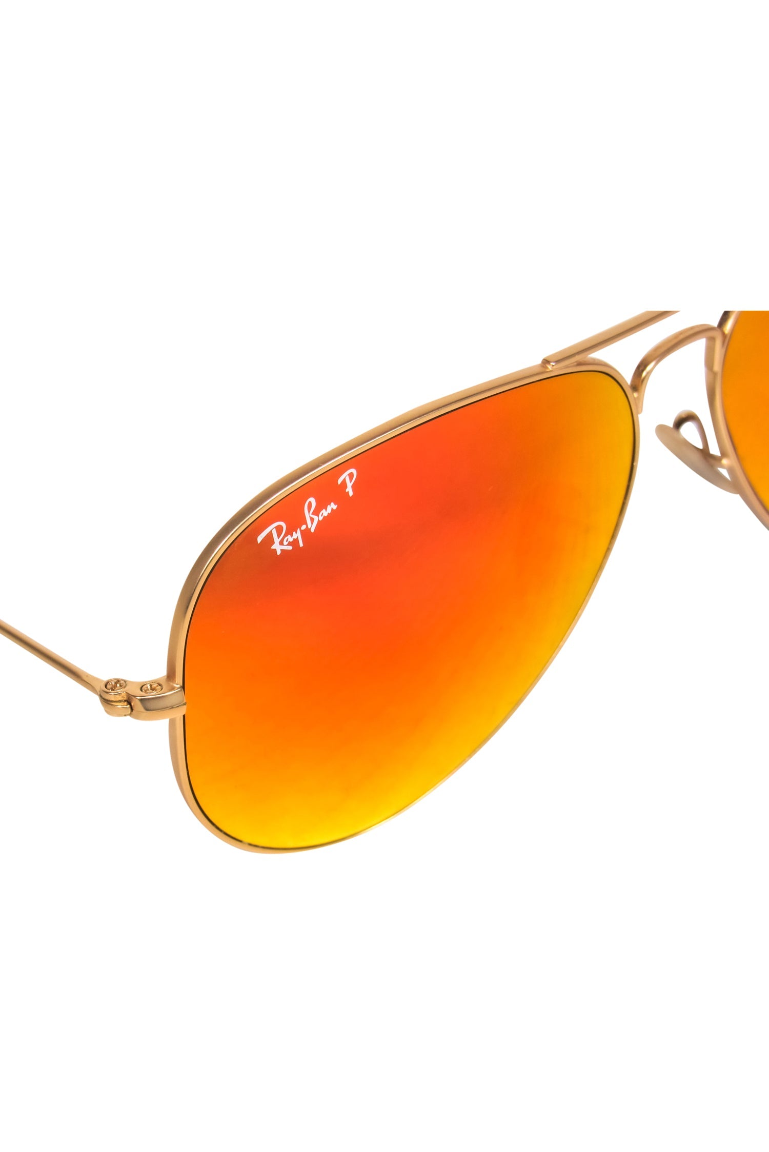Ray-Ban Gold Reflective Aviator Sunglasses - The Ultimate Style Statement