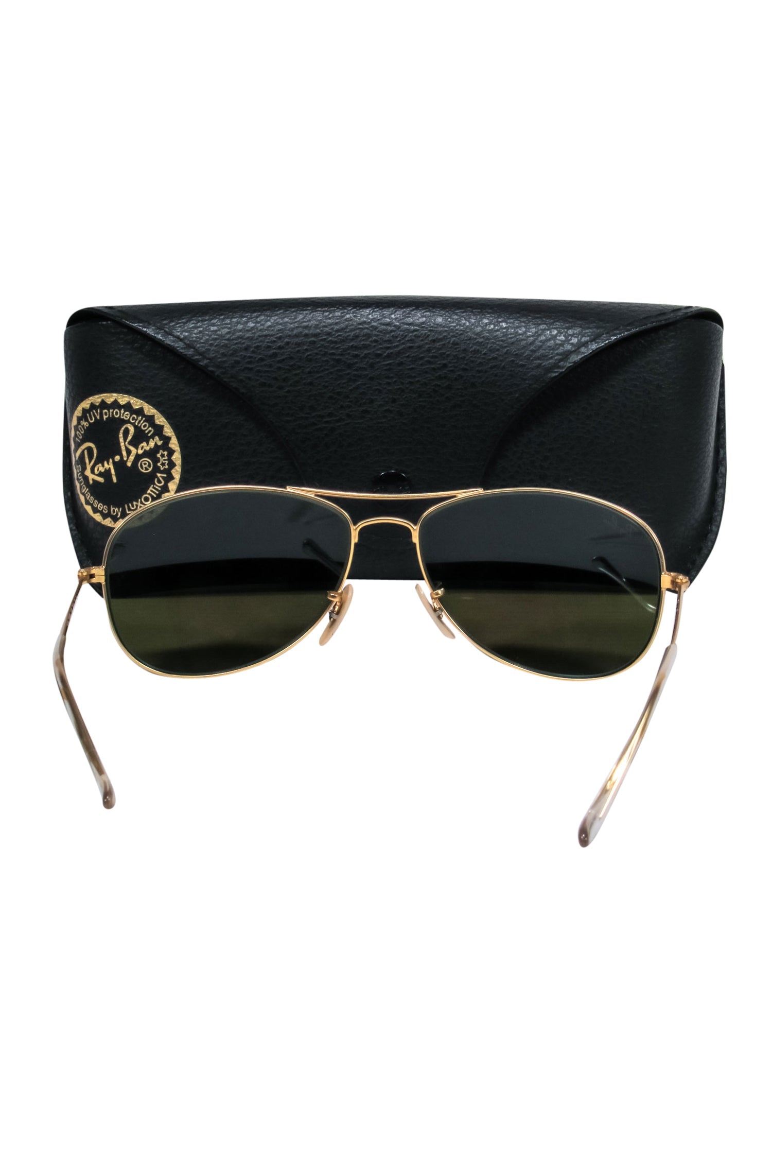 Ray-Ban Gold & Blue Reflective Aviator Sunglasses - Stylish Adventure Gear