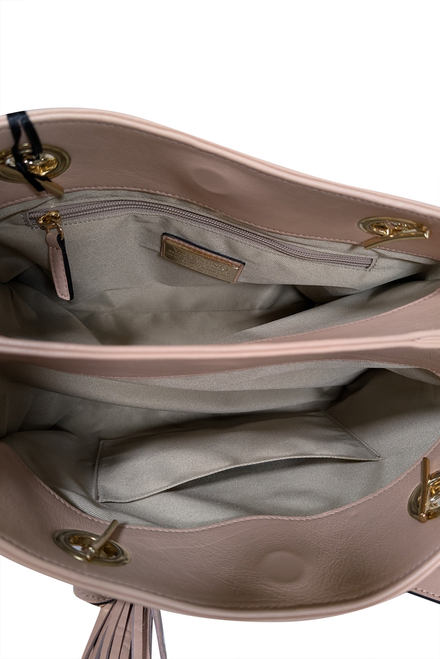 Valentino by Mario Valentino - Gorgeous Blush Pink Leather Chain Strap Shoulder Bag