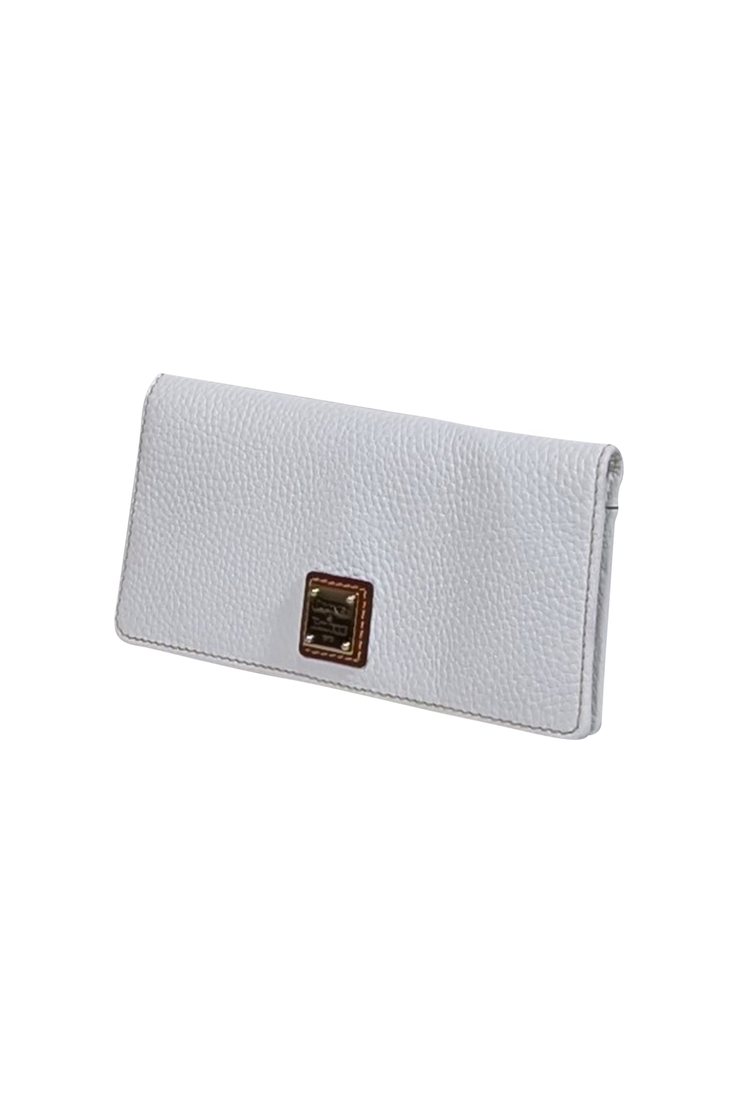 Dooney & Bourke - Stunning White Pebble Grain Slim Leather Wallet